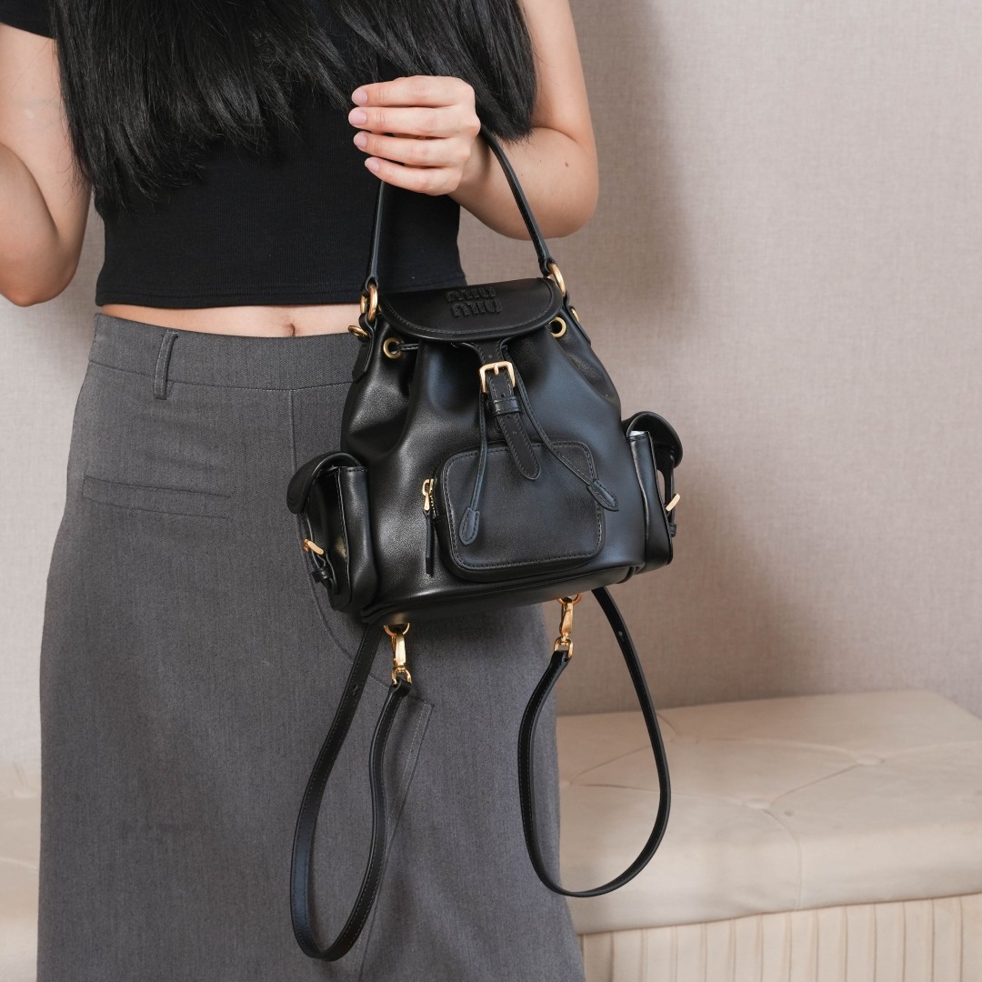 MIIU バックパック|コンパクト|黒 - 画像 5