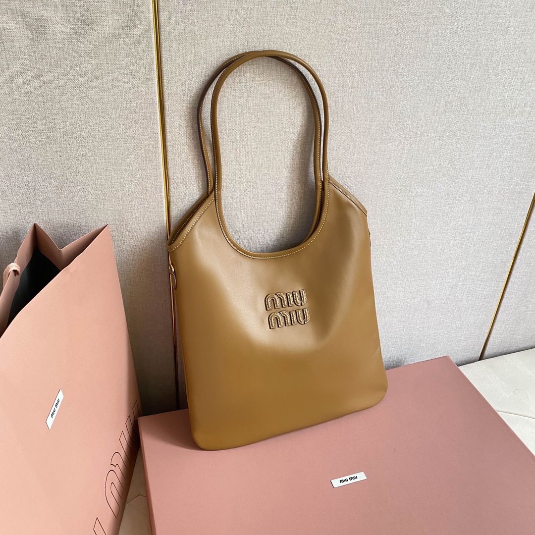 MIU MIU レディーストートバッグ | 大容量 | ベージュ - 画像 2