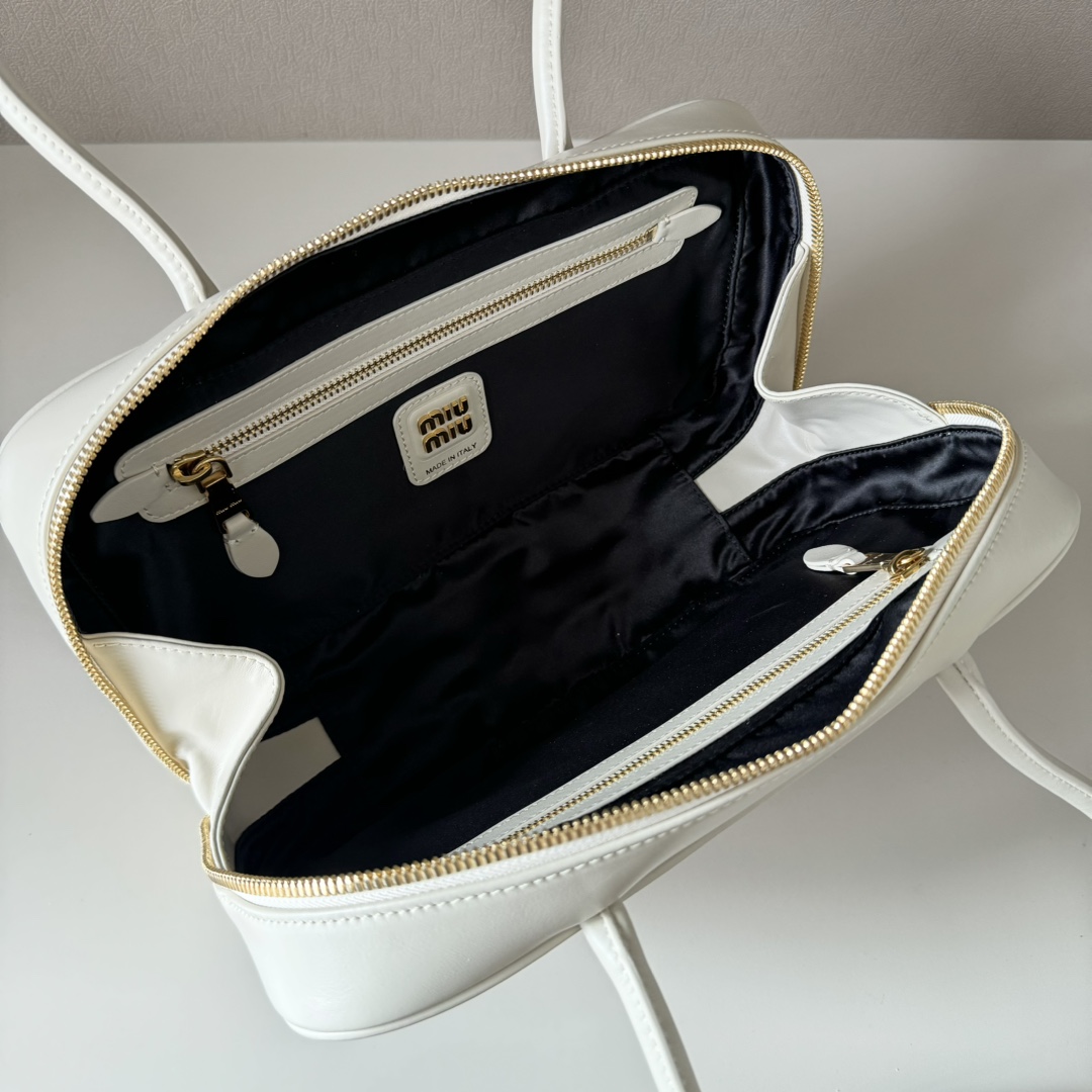 Miu Miu ミュウミュウ レディース ハンドバッグ | ホワイト レザー - 画像 8