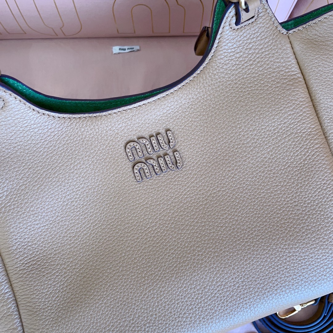 Miu Miu ハンドバッグ | グリーンライニング | ナチュラルベージュ - 画像 7