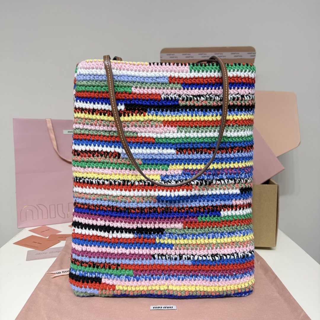 Miu Miu キャンバスバッグ | ミュウミュ マルチカラー ファッションバッグ - 画像 3