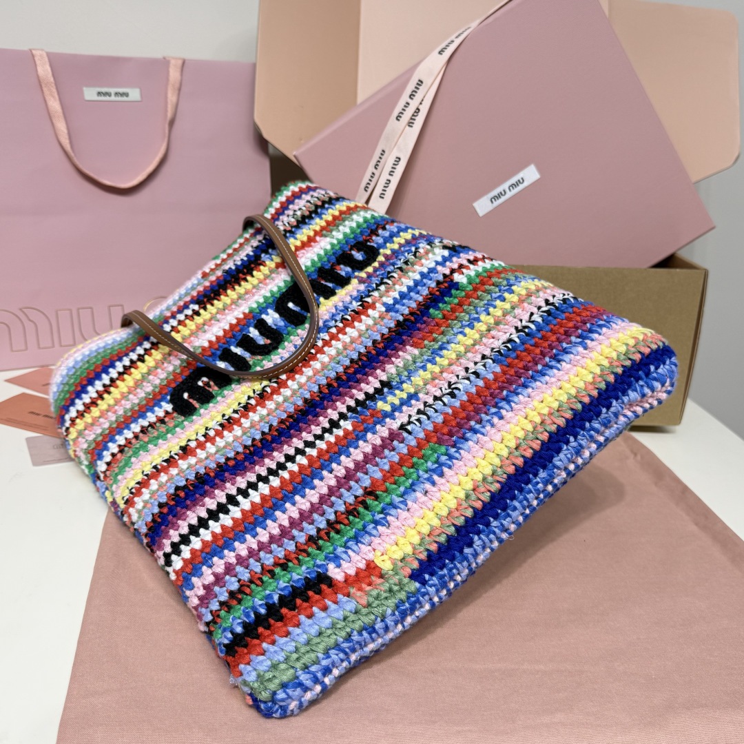 Miu Miu キャンバスバッグ | ミュウミュ マルチカラー ファッションバッグ - 画像 4