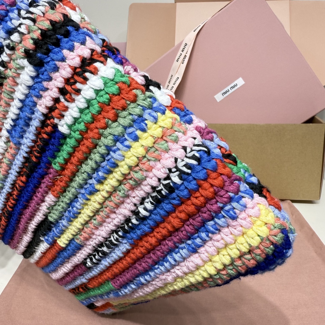 Miu Miu キャンバスバッグ | ミュウミュ マルチカラー ファッションバッグ - 画像 7