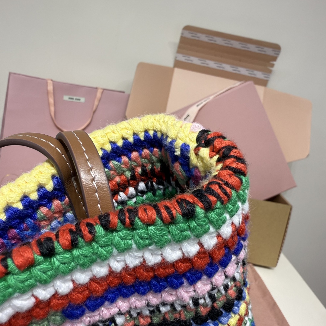 Miu Miu キャンバスバッグ | ミュウミュ マルチカラー ファッションバッグ - 画像 8