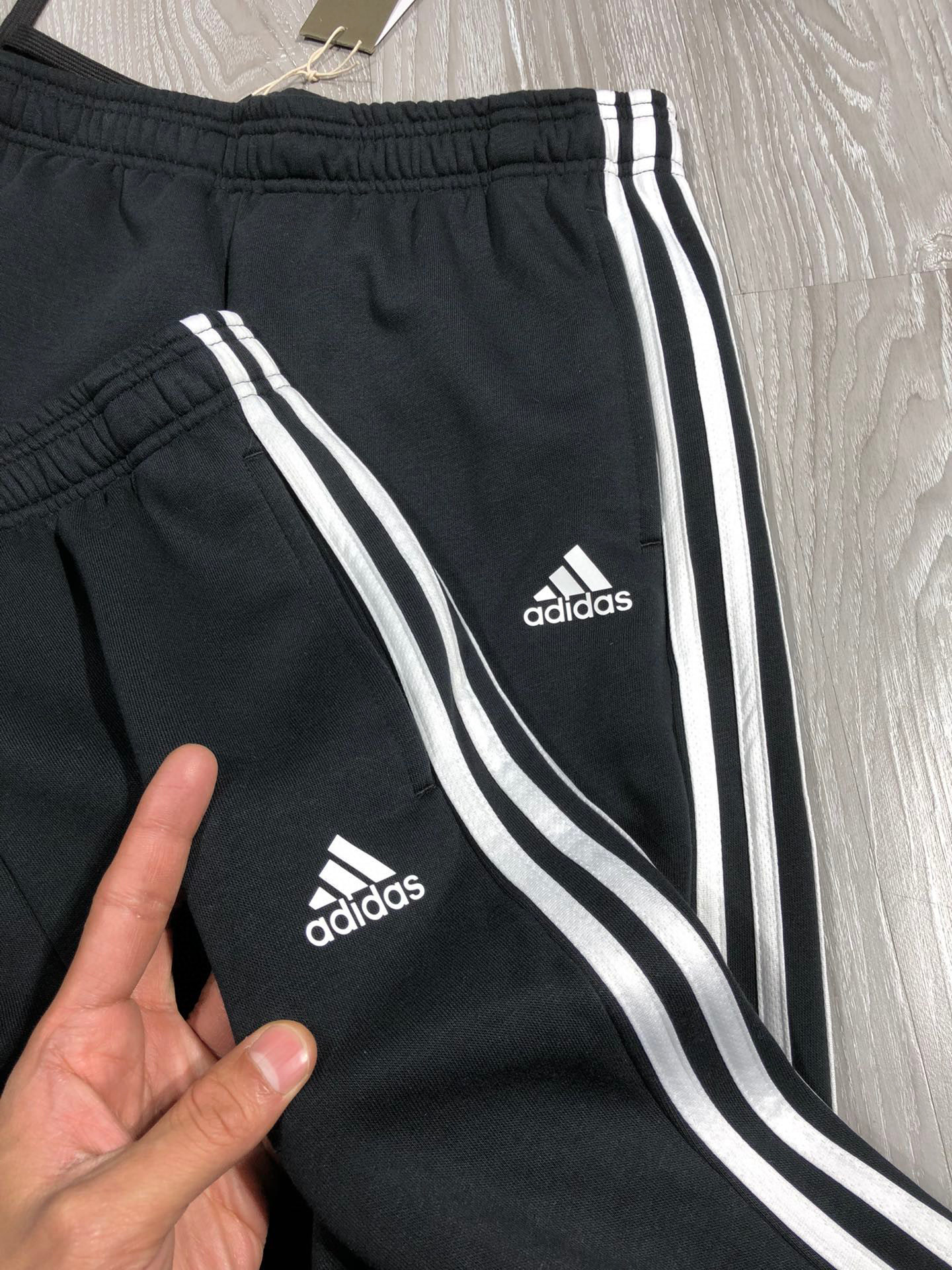 adidas トレーナー パンツ クラシックストライプ 通勤 カジュアル ブラック フリーサイズ フリーサイズ フリーサイズ - 画像 4