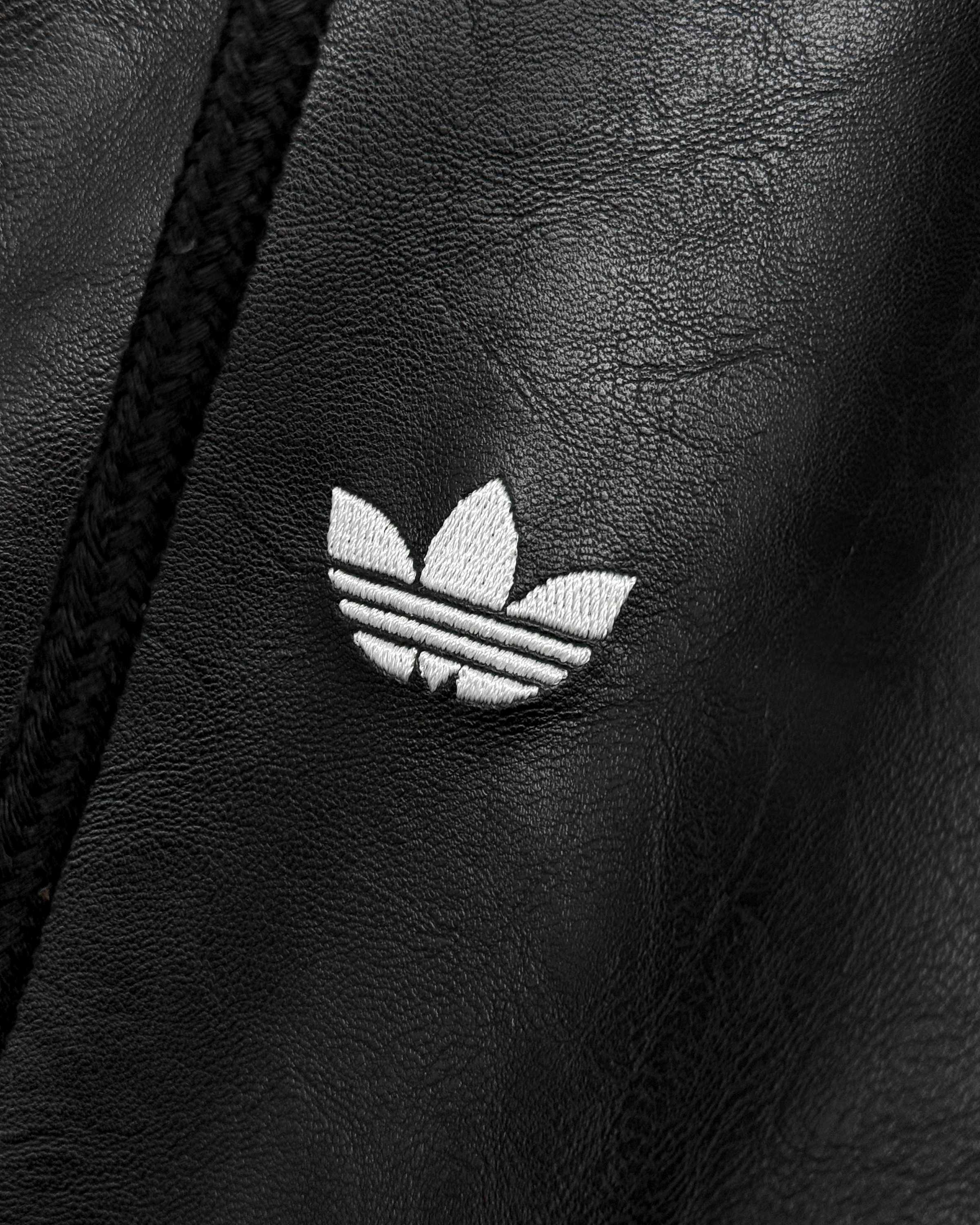 adidas ジャケット バンブーコート 2WAY ファッション性高め ブラックレザー - 画像 2