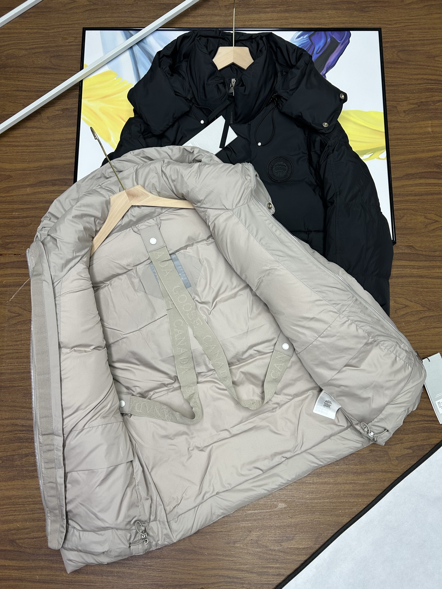 CANADA GOOSE ダウンベスト ミニサイズ 2WAY 通勤 保温 ブラック ベージュ ネイビー - 画像 3