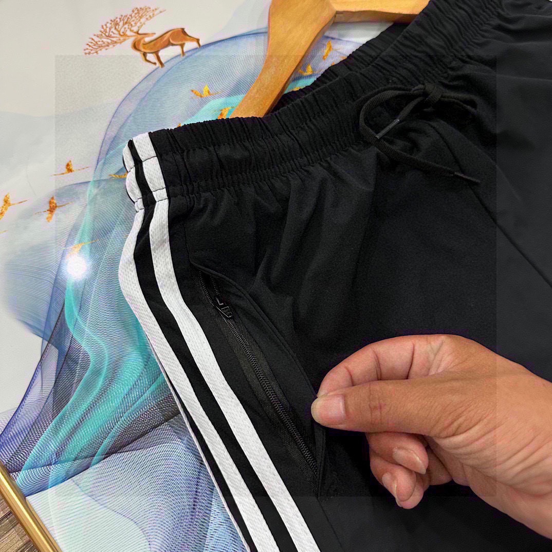 adidas トレーナーパンツ 3本線 スポーツウェア 通勤カジュアル ブラック フリーサイズ - 画像 5