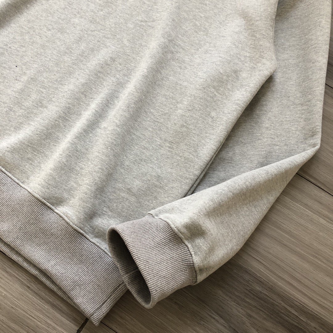 NEW BALANCE スウェットシャツ クルーネック 100%コットン 軽量 カジュアル ブラック グレー ホワイト - 画像 5