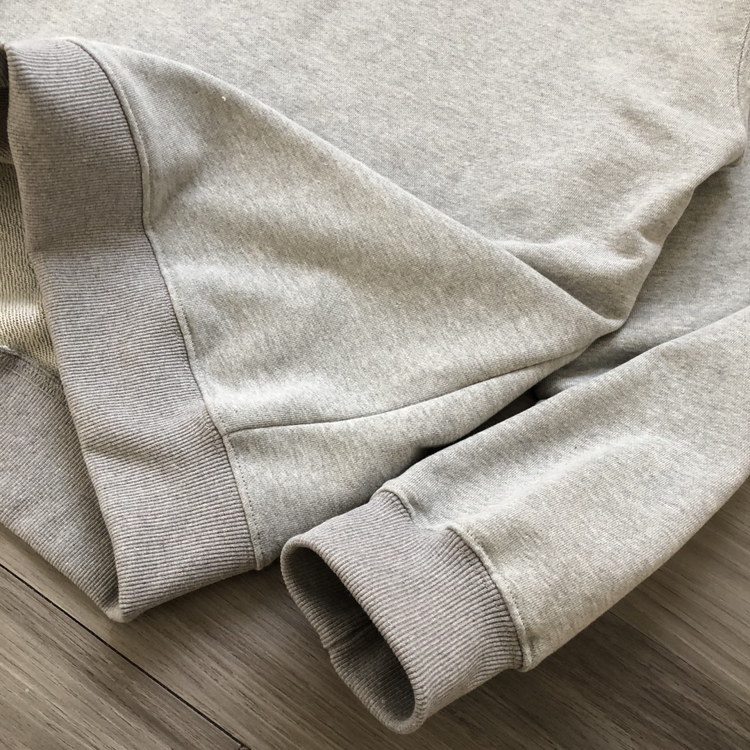 NEW BALANCE スウェットシャツ クルーネック 100%コットン 軽量 カジュアル ブラック グレー ホワイト - 画像 7