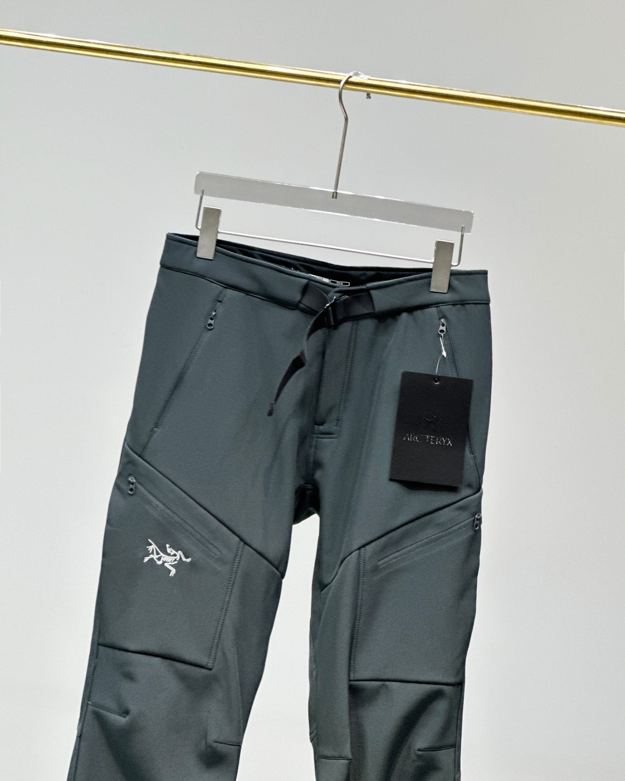 ARC'TERYX パンツ マルチポケット A4収納 軽量 ボトムス ネイビー/ブラック/グレー ナイロン - 画像 6