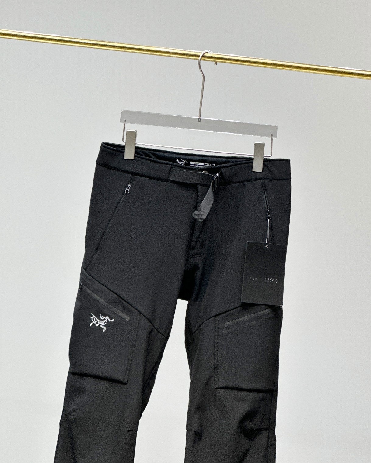 ARC'TERYX パンツ マルチポケット A4収納 軽量 ボトムス ネイビー/ブラック/グレー ナイロン - 画像 7