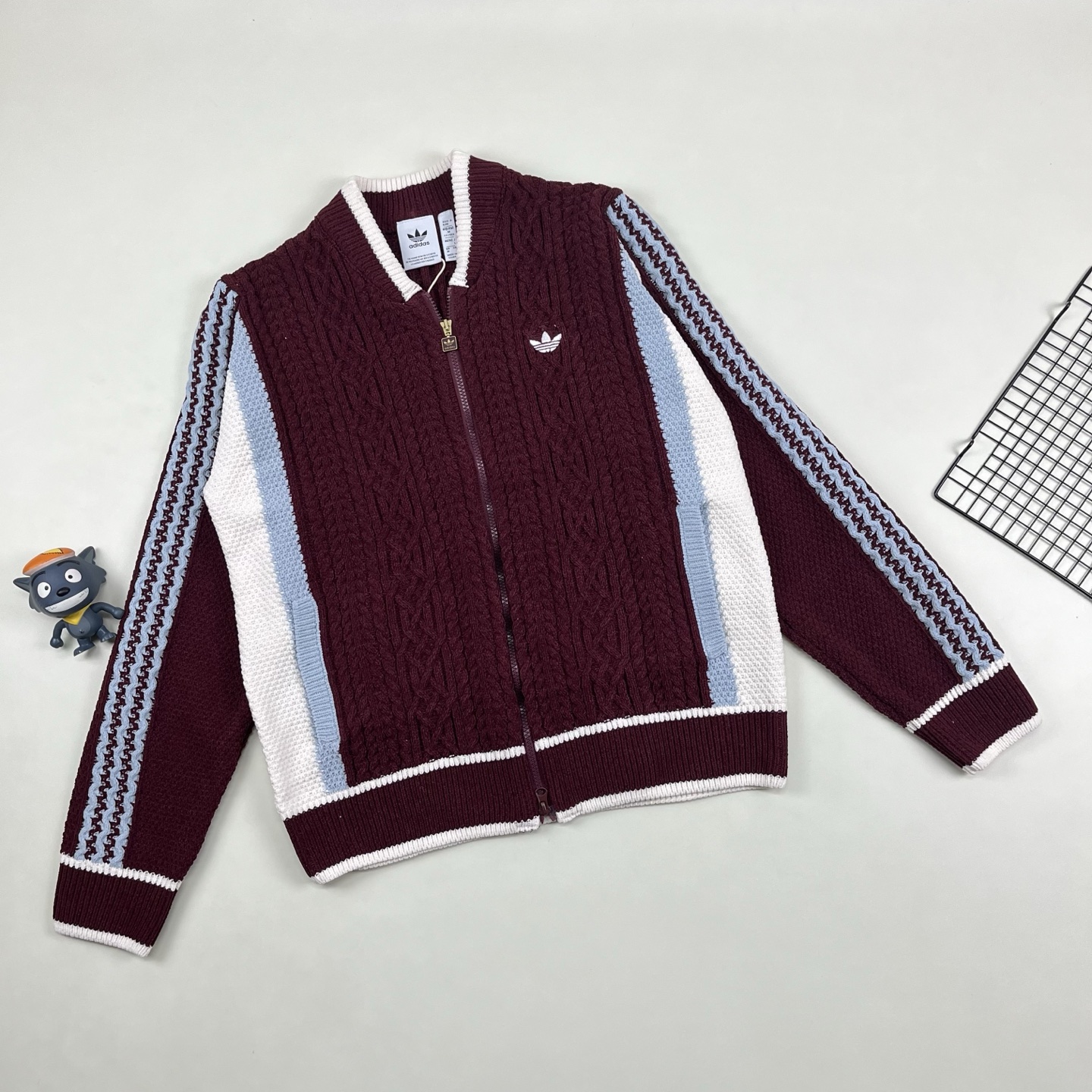 adidas ジャケット ナイロンジャケット ミニサイズ 通勤 2WAY カジュアル ネイビー ブラック キャンバス