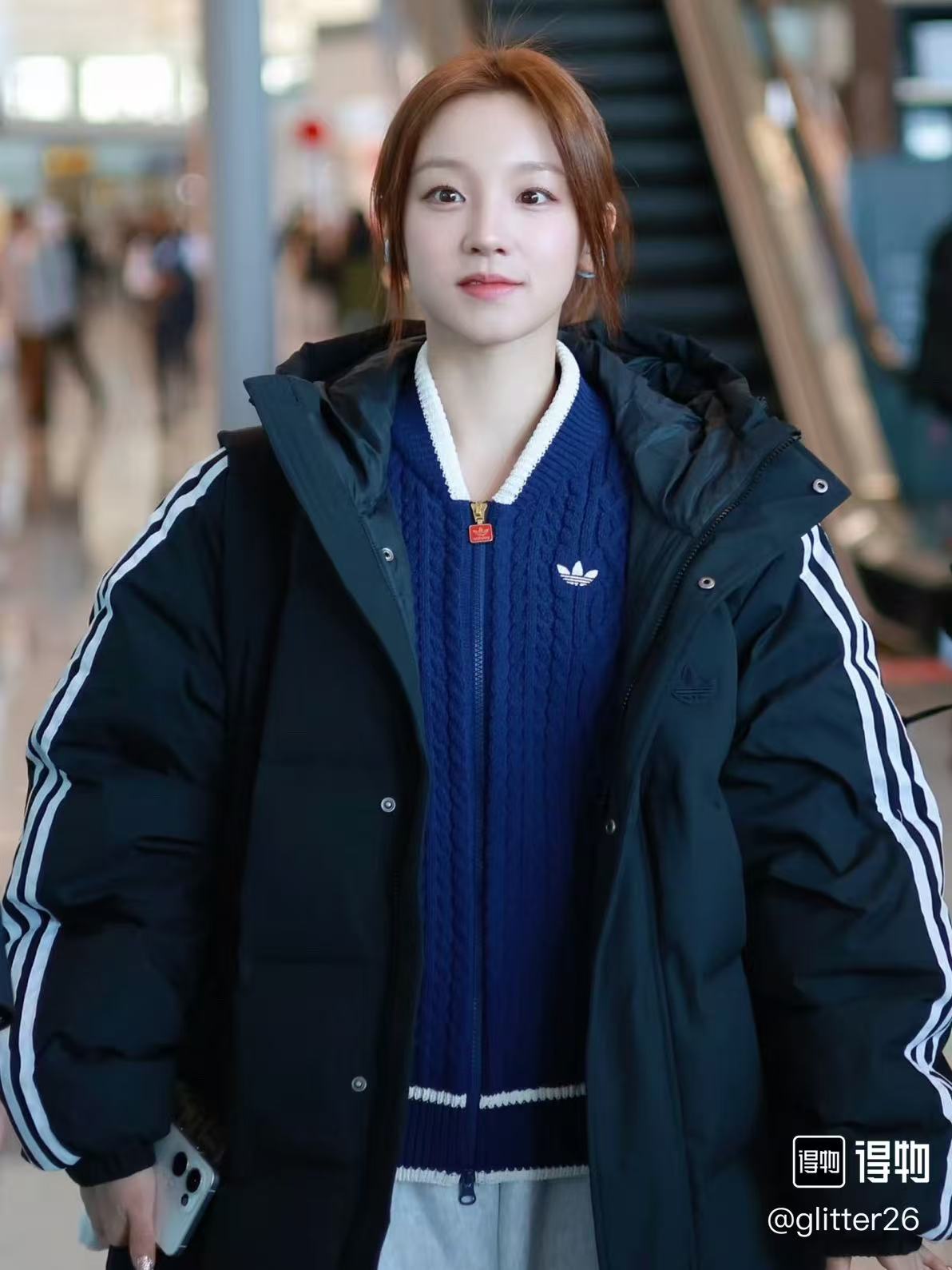 adidas ジャケット ナイロンジャケット ミニサイズ 通勤 2WAY カジュアル ネイビー ブラック キャンバス - 画像 6