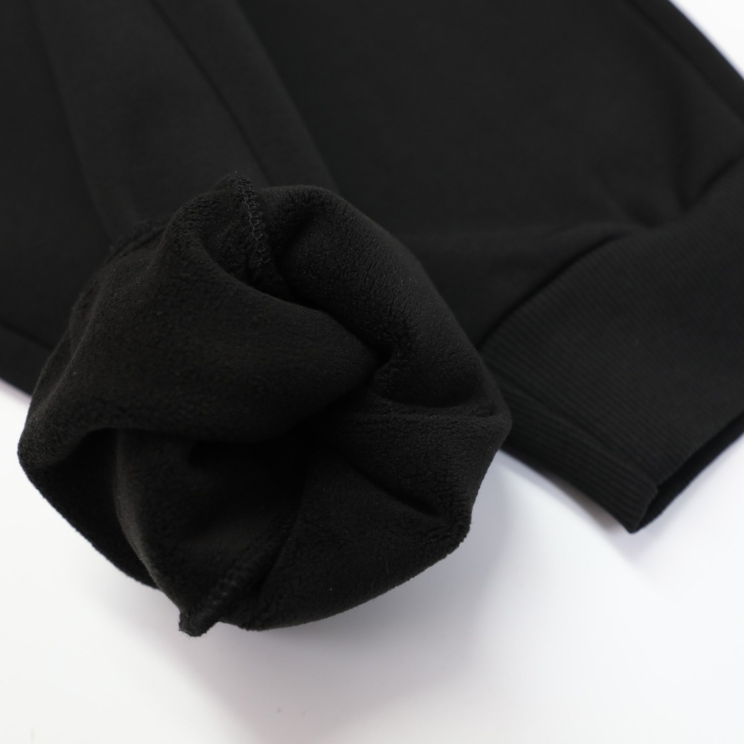 adidas スウェットパンツ クラシックライン フロントジップポケット 通勤カジュアル ブラック フリーサイズ - 画像 4