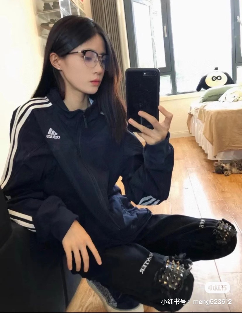 adidas ジャケット トラックジャケット 3ストライプス 通勤カジュアル ブラック ネイビー ポリエステル - 画像 2