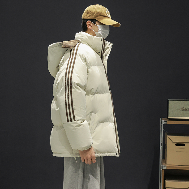 Balenciaga ダウンジャケット 3ストライプデザイン 通勤カジュアル ファッション ブラック ホワイト ネイビー グレー マルチカラー - 画像 5