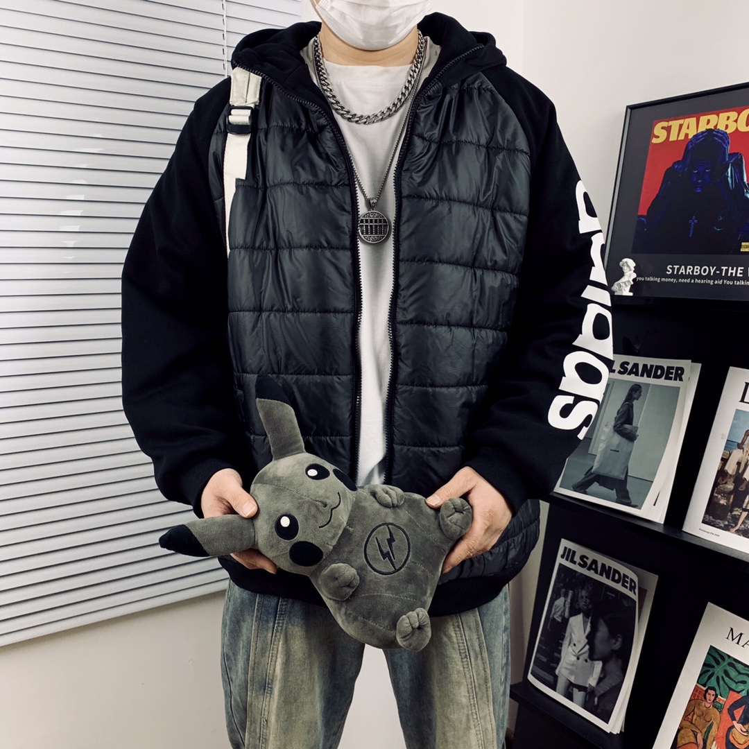 adidas ダウンベスト マウンテンパーカー オーバーサイズ ブラック パーフェクトフィット 軽量 ポリエステル - 画像 6