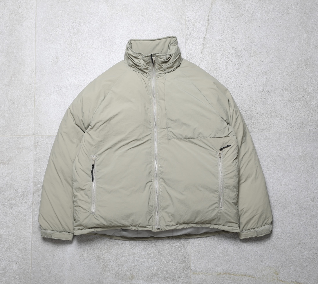 00267 ダウンジャケット 2WAY オーバーサイズ フード付き ブラック｜ベージュ ナイロン - 画像 7