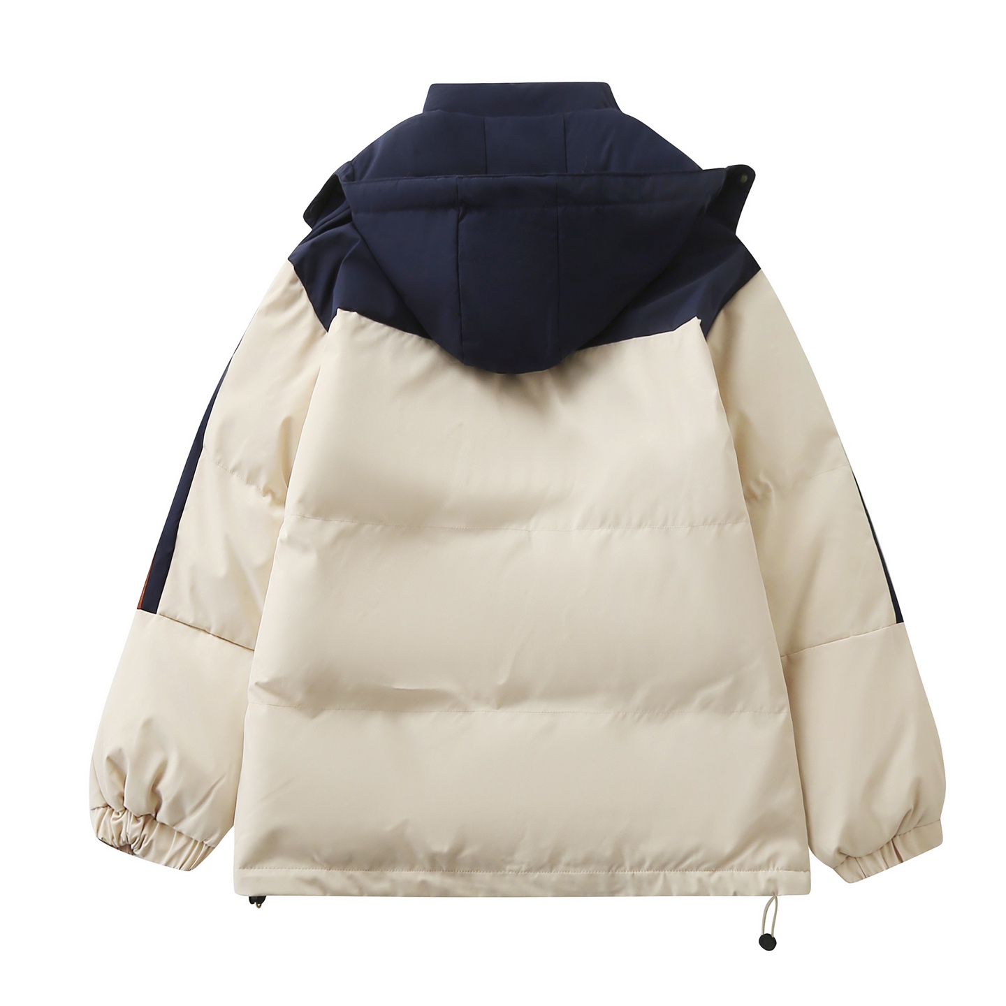 adidas パufferジャケット カジュアル 2WAY マルチカラー 3ストライプス レザー調素材 - 画像 3