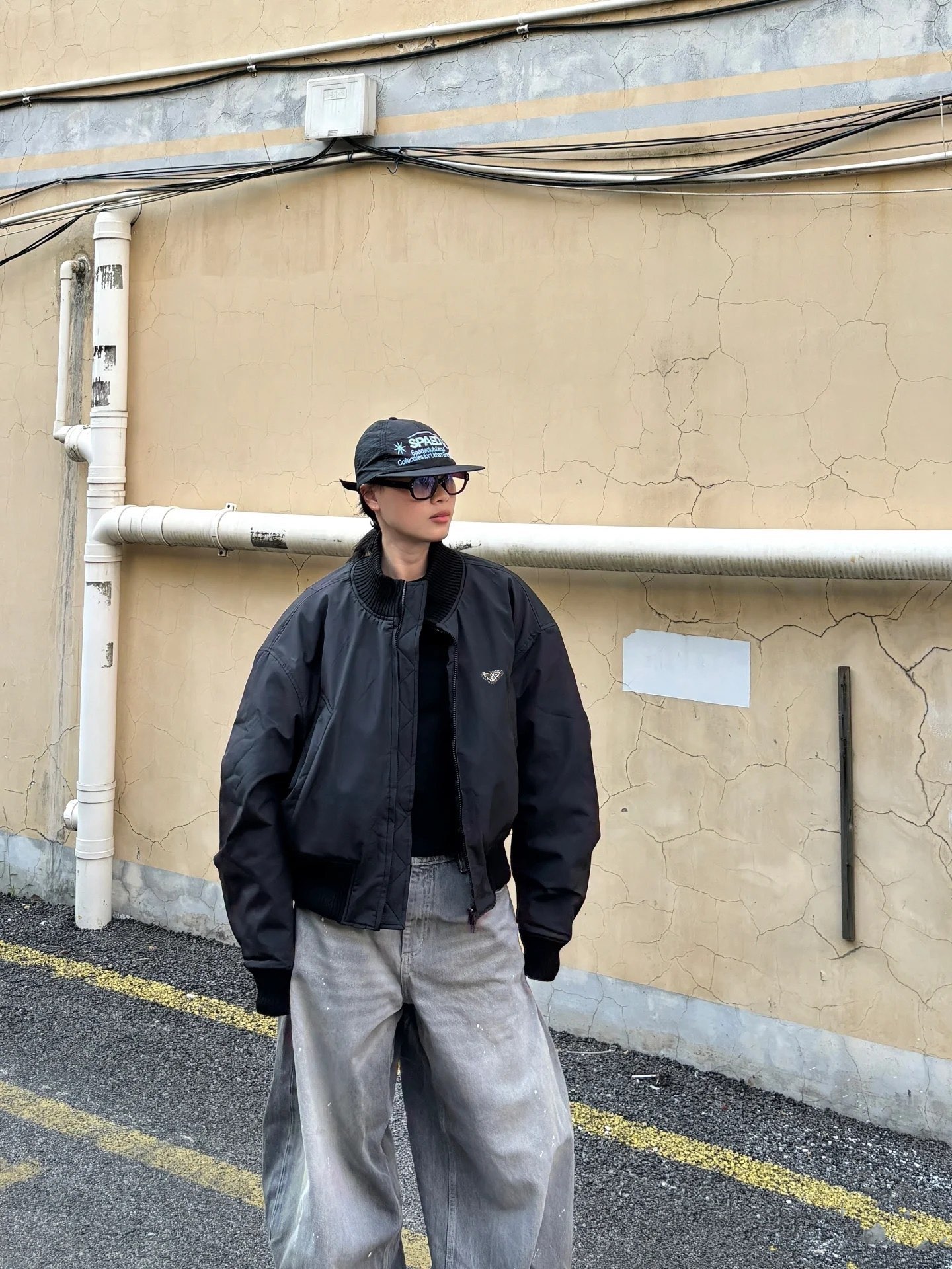 PRADA バンブーバンダナ ブラック ナイロン バンブーバンダナ ブラック ナイロン - 画像 3