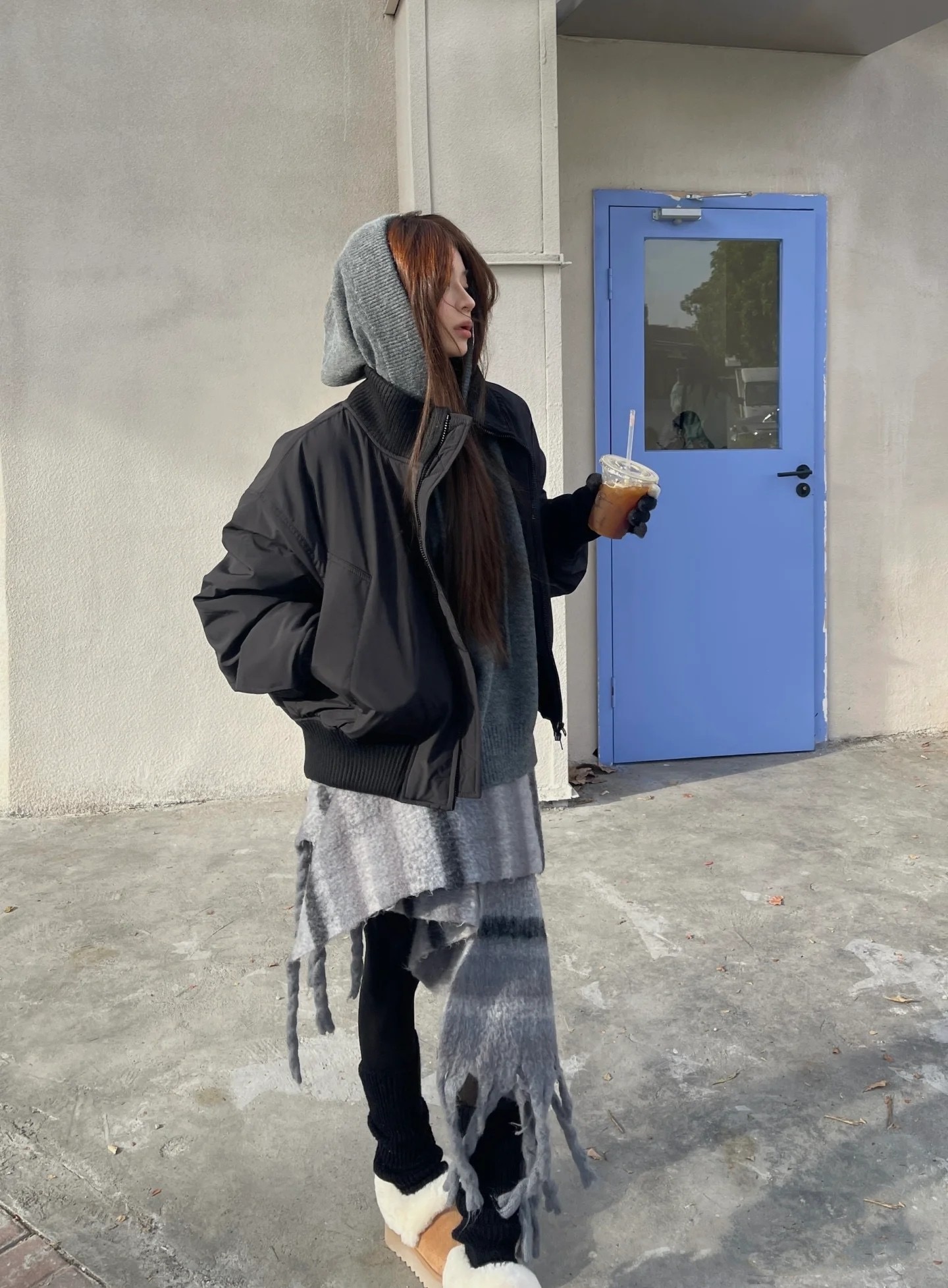 PRADA バンブーバンダナ ブラック ナイロン バンブーバンダナ ブラック ナイロン - 画像 6