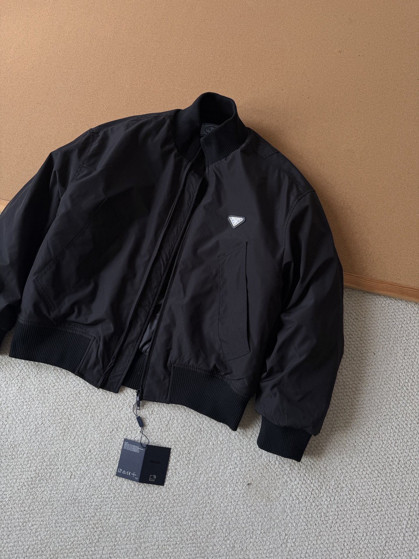 PRADA バンブーバンダナ ブラック ナイロン バンブーバンダナ ブラック ナイロン - 画像 7