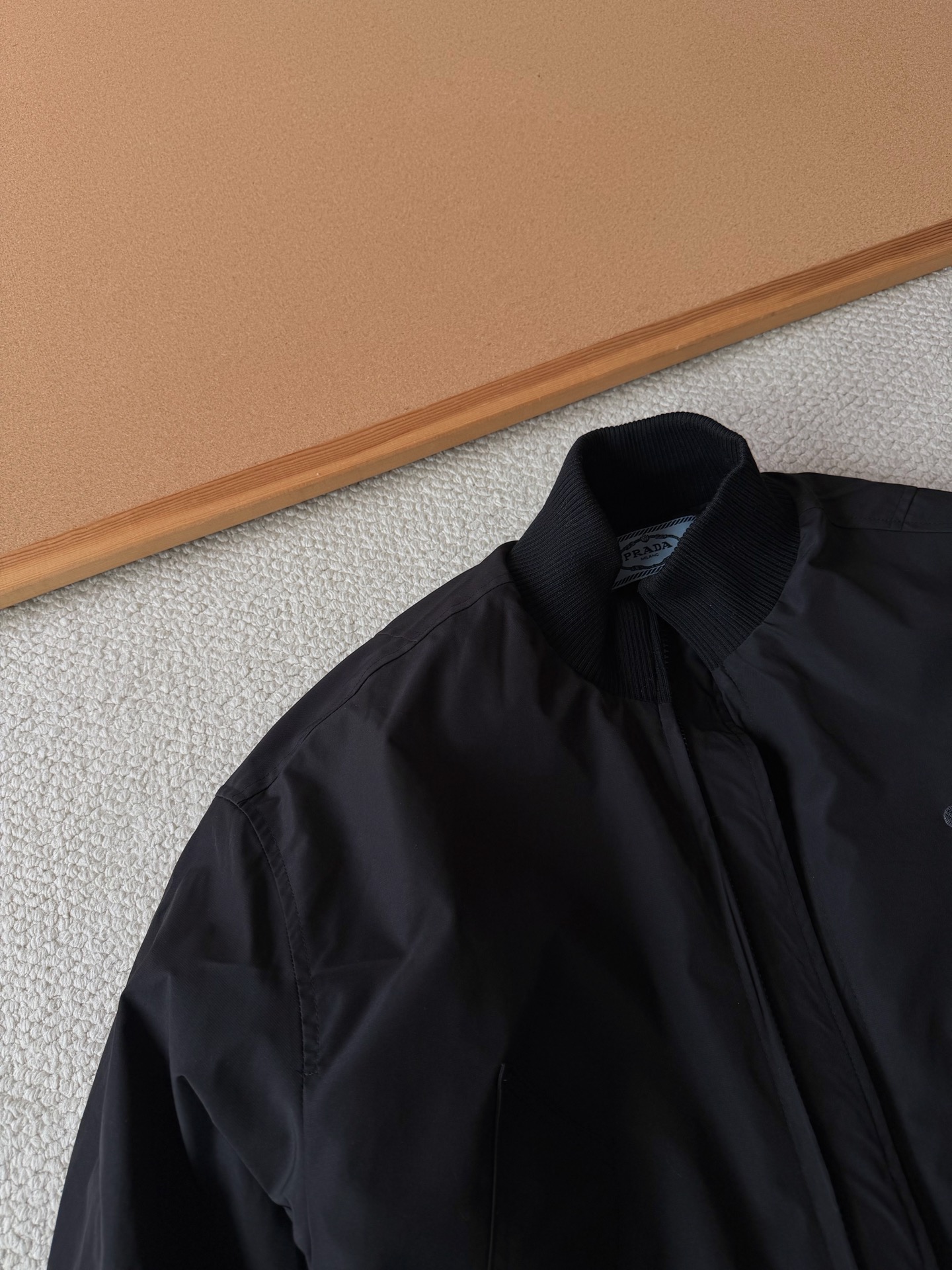 PRADA バンブーバンダナ ブラック ナイロン バンブーバンダナ ブラック ナイロン - 画像 8