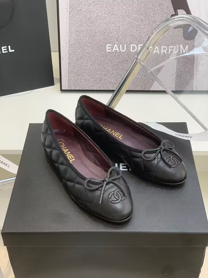 CHANEL　シャネル　女性　CHANELバレリーナ　フラットシューズ　パンプス　ポインテッドトゥ　レディース靴ベルサーチ　選べる9色 - 画像 2