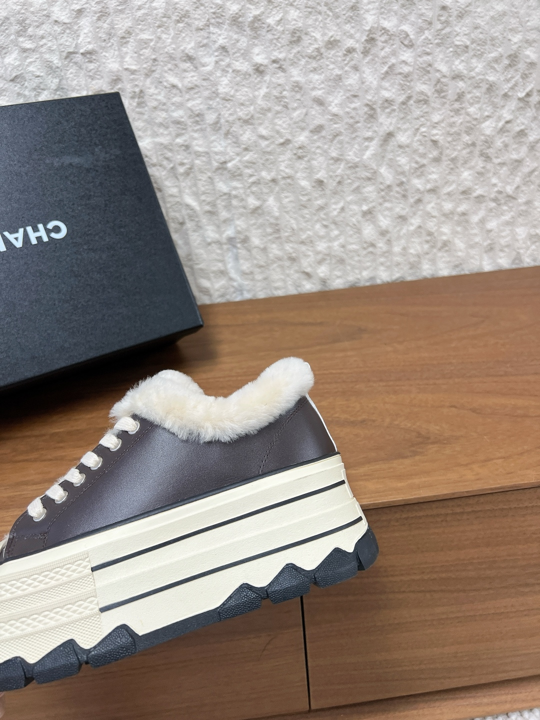 シャネル ローファー レディース メンズ 兼用 軽量 保温 通勤 スニーカー 黒 ホワイト - 画像 7