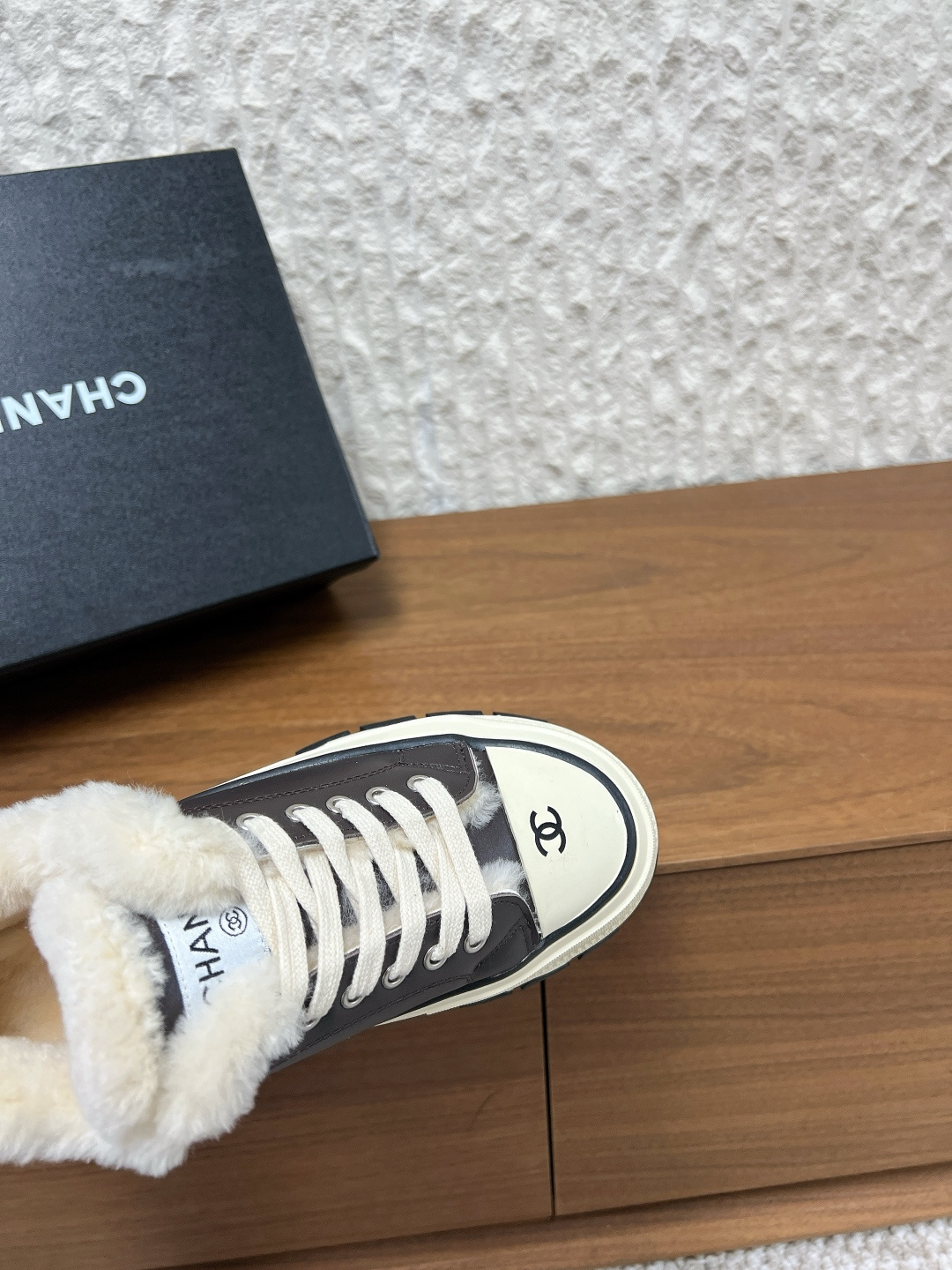 シャネル ローファー レディース メンズ 兼用 軽量 保温 通勤 スニーカー 黒 ホワイト - 画像 8