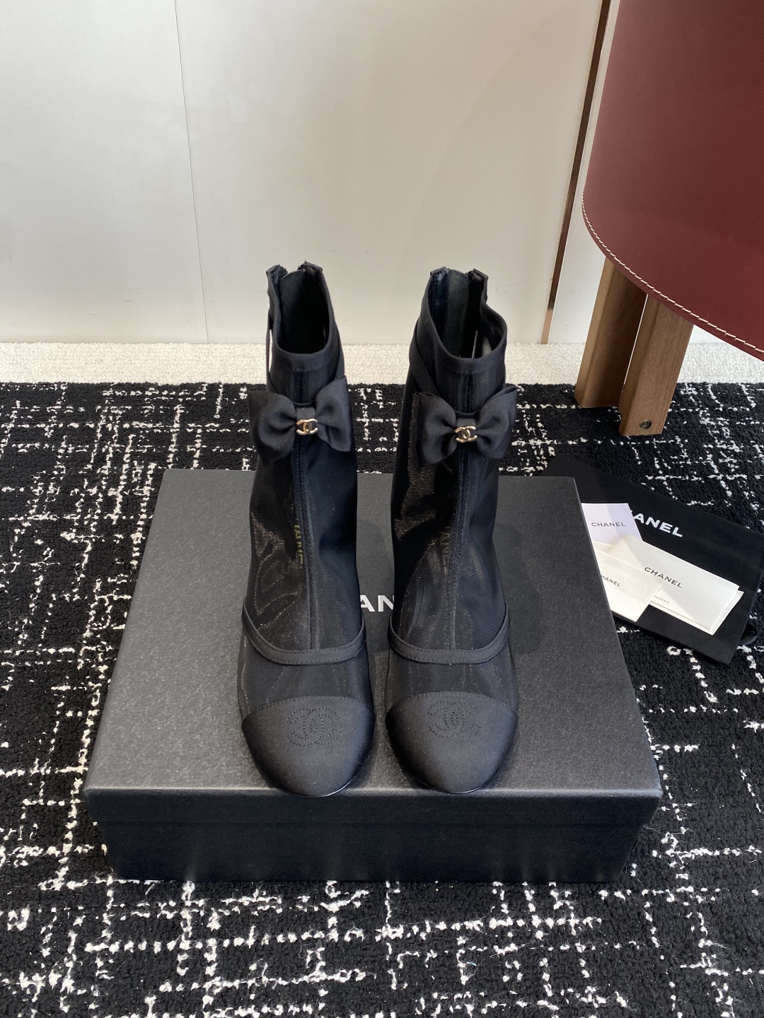 シャネル シューズ ブーツ レディース メンズ 兼用 ファッション ファッション ブーツ ブラック 靴 36C