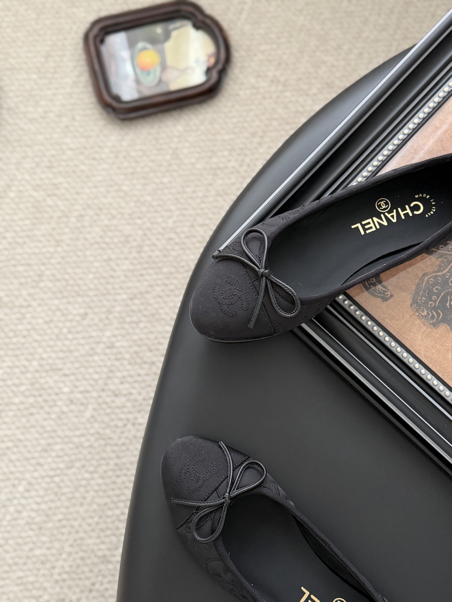 シャネル チャンネル フラットシューズ レディース メンズ 兼用 通勤 通学 黒 2WAY 体型カバー 961716 - 画像 8