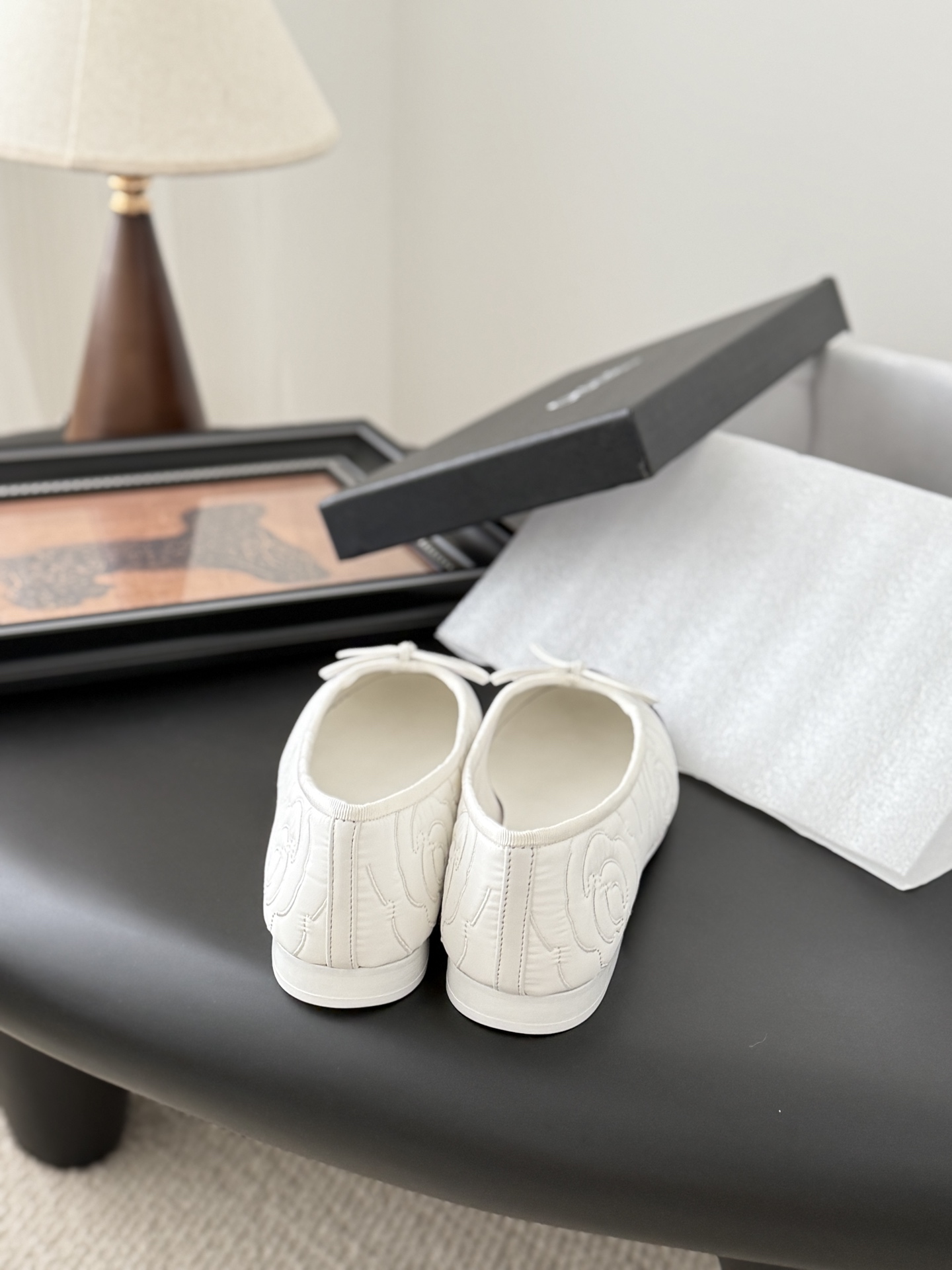 シャネル チャンネル シューズ フラット レディース メンズ 兼用 通勤 通学 北欧風 白 黒 - 画像 3