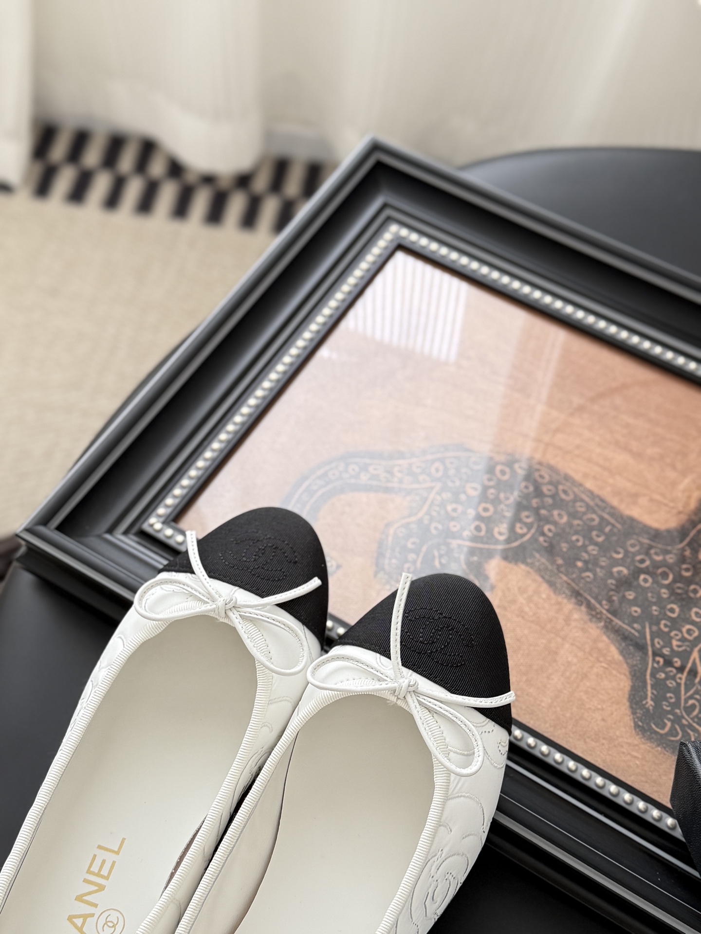 シャネル チャンネル シューズ フラット レディース メンズ 兼用 通勤 通学 北欧風 白 黒 - 画像 7