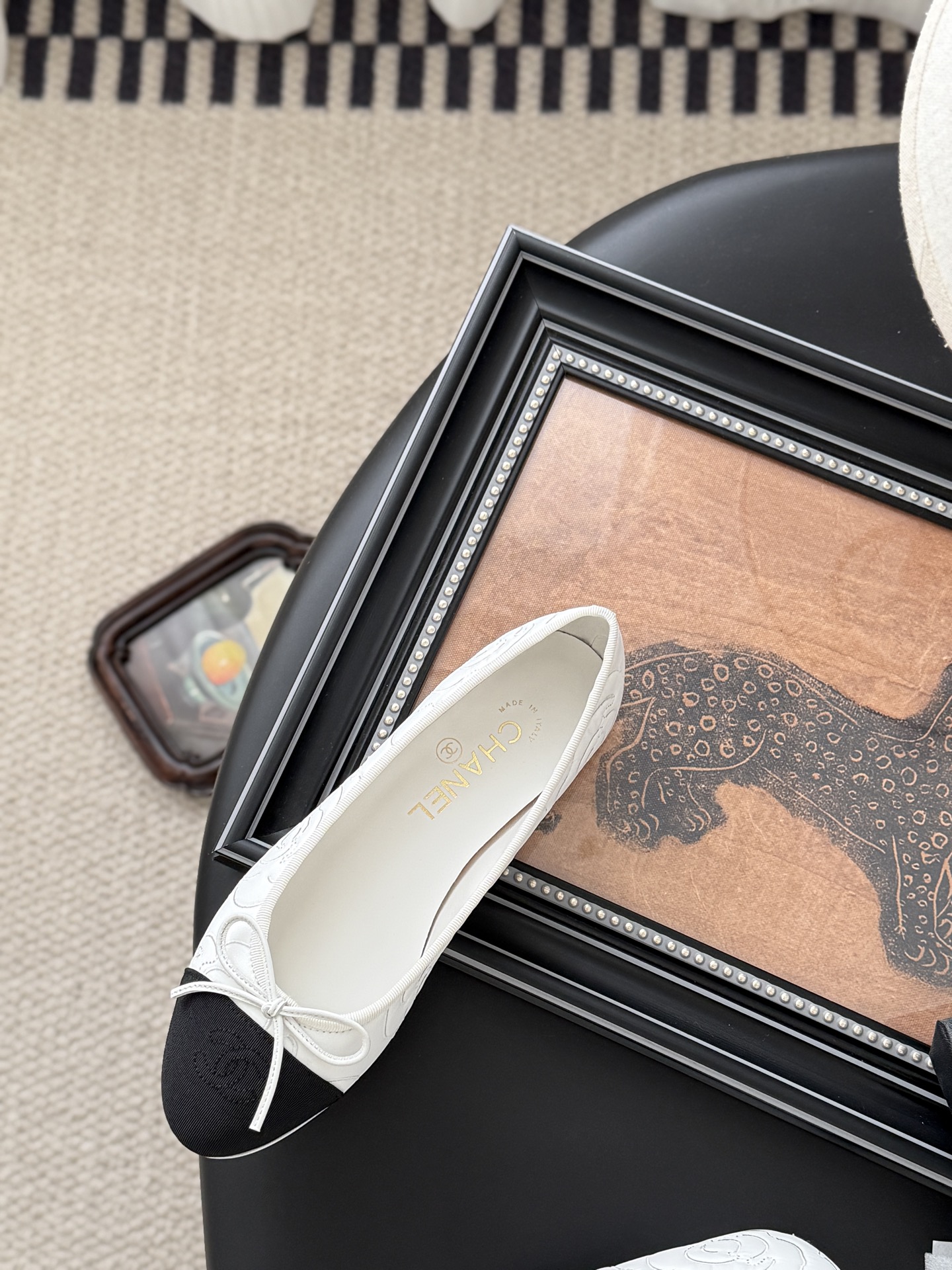 シャネル チャンネル シューズ フラット レディース メンズ 兼用 通勤 通学 北欧風 白 黒 - 画像 8