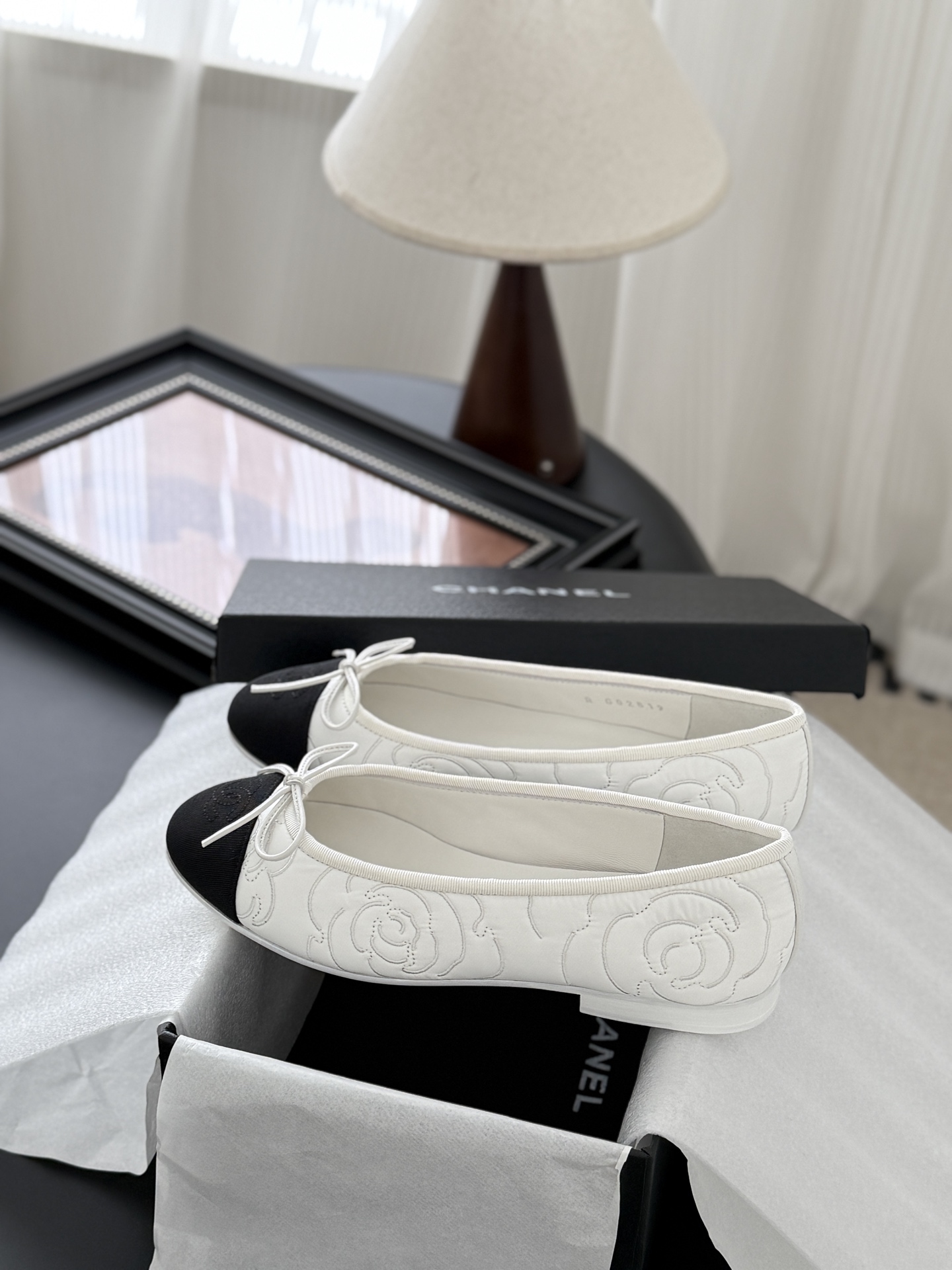 シャネル チャンネル シューズ フラット レディース メンズ 兼用 通勤 通学 北欧風 白 黒 - 画像 9