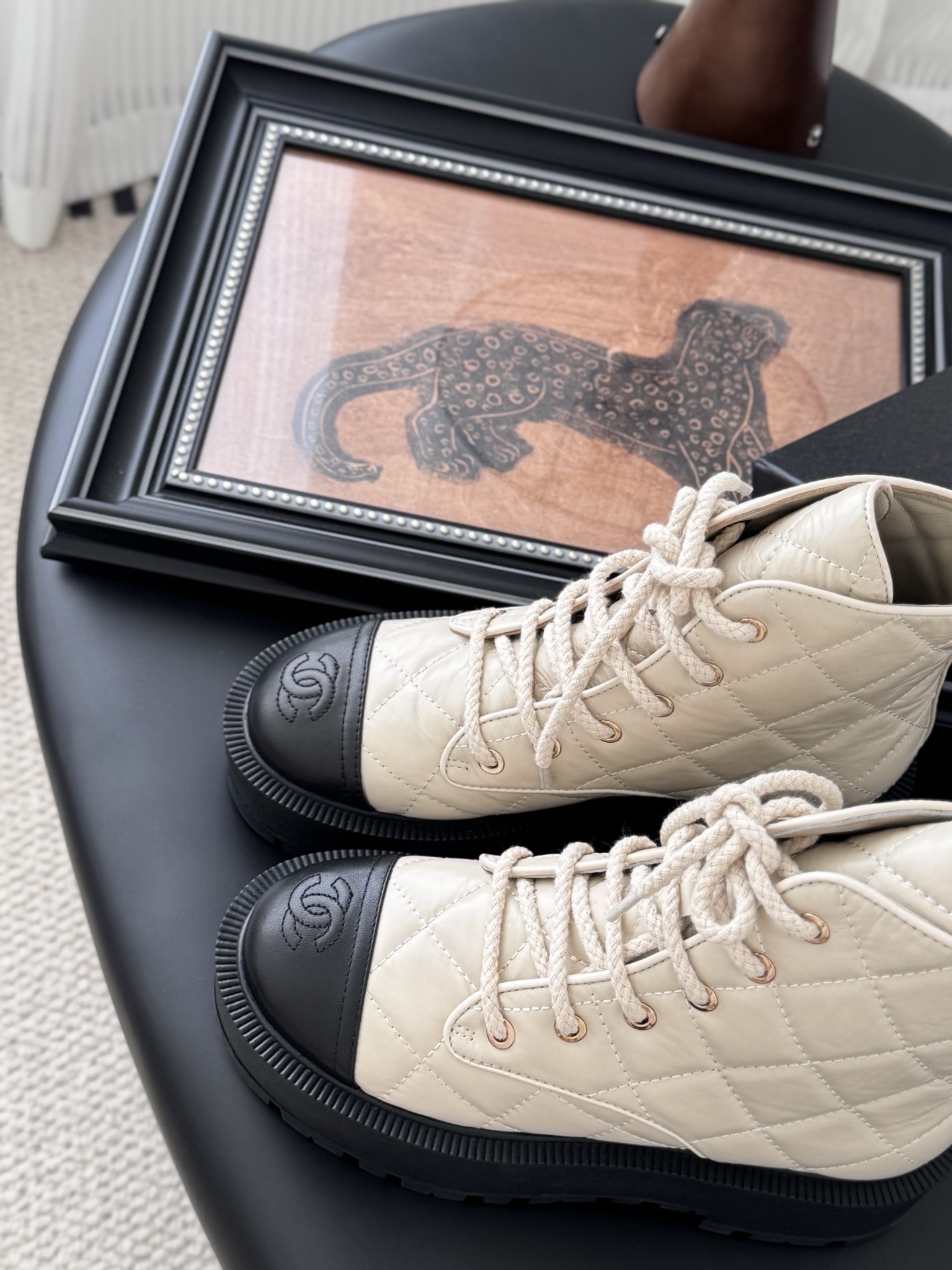 CHANEL シャネル ブーツ レディース メンズ兼用 通勤 通学 軽量 大容量 ベージュ 黒 2WAY 丸洗いOK - 画像 5