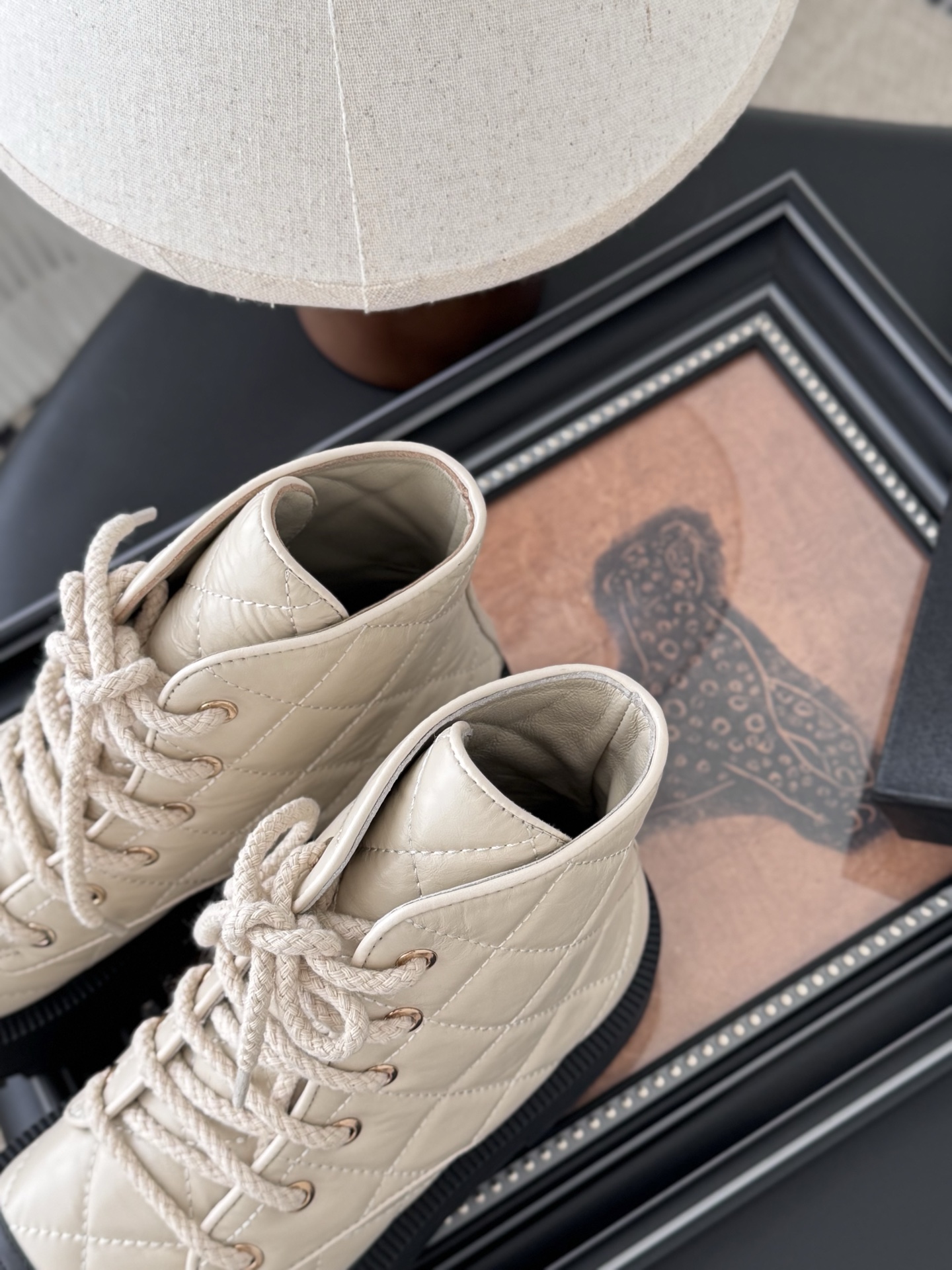 CHANEL シャネル ブーツ レディース メンズ兼用 通勤 通学 軽量 大容量 ベージュ 黒 2WAY 丸洗いOK - 画像 8