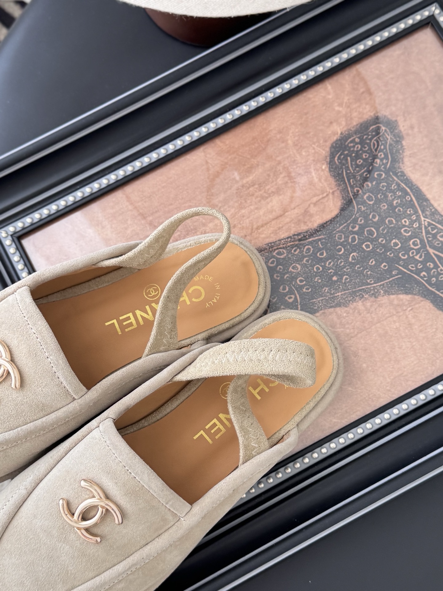 CHANEL シューズ ローファー レディース メンズ 兼用 通勤 通学 シンプル ベージュ - 画像 8