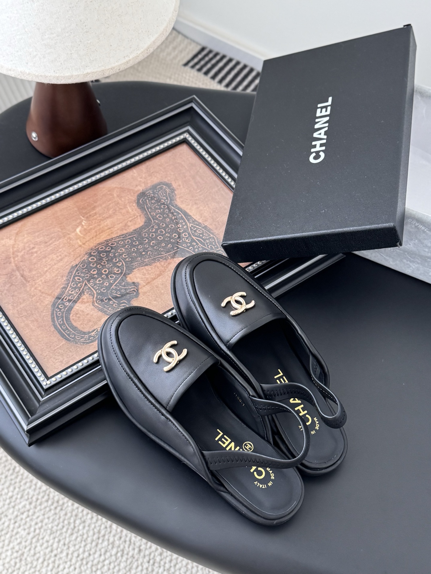 シャネル ローファー レディース メンズ 兼用 ファッション プレーン シンプル 黒 - 画像 7