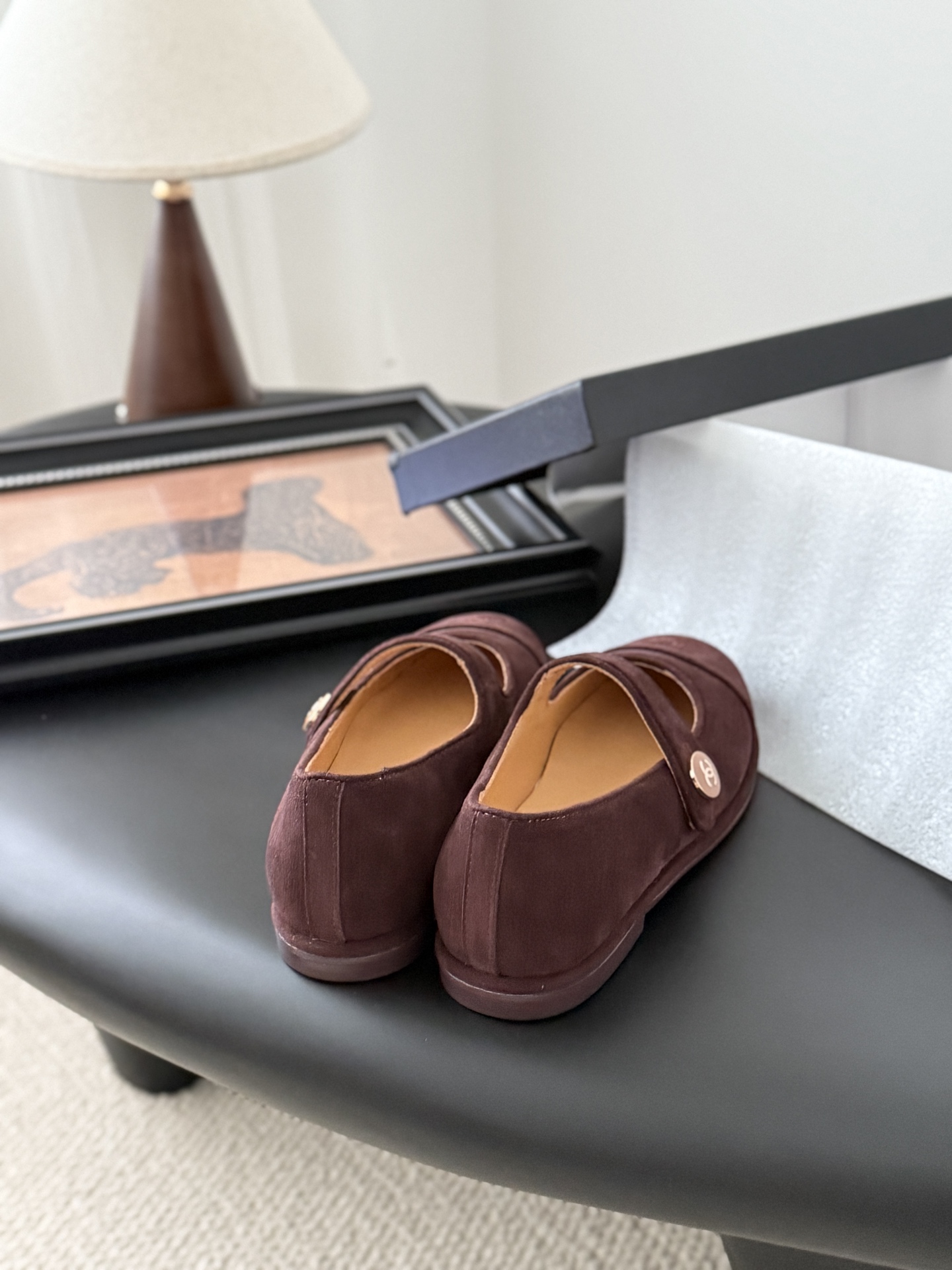 シャネル マリージェーン レディース メンズ兼用 シンプル ファッション 黒 2色展開 - 画像 3