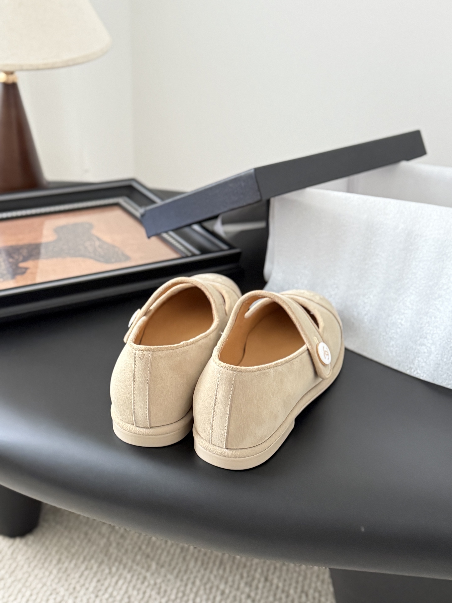 シャネル サンダル レディース メンズ 兼用 通勤 通学 シンプル ベージュ 丸洗いOK 撥水加工 2WAY - 画像 3