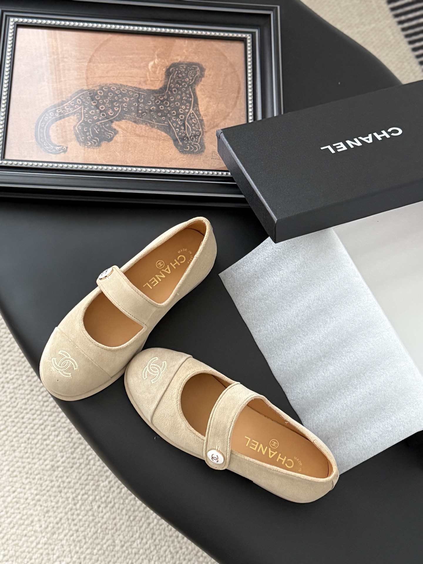 シャネル サンダル レディース メンズ 兼用 通勤 通学 シンプル ベージュ 丸洗いOK 撥水加工 2WAY - 画像 6