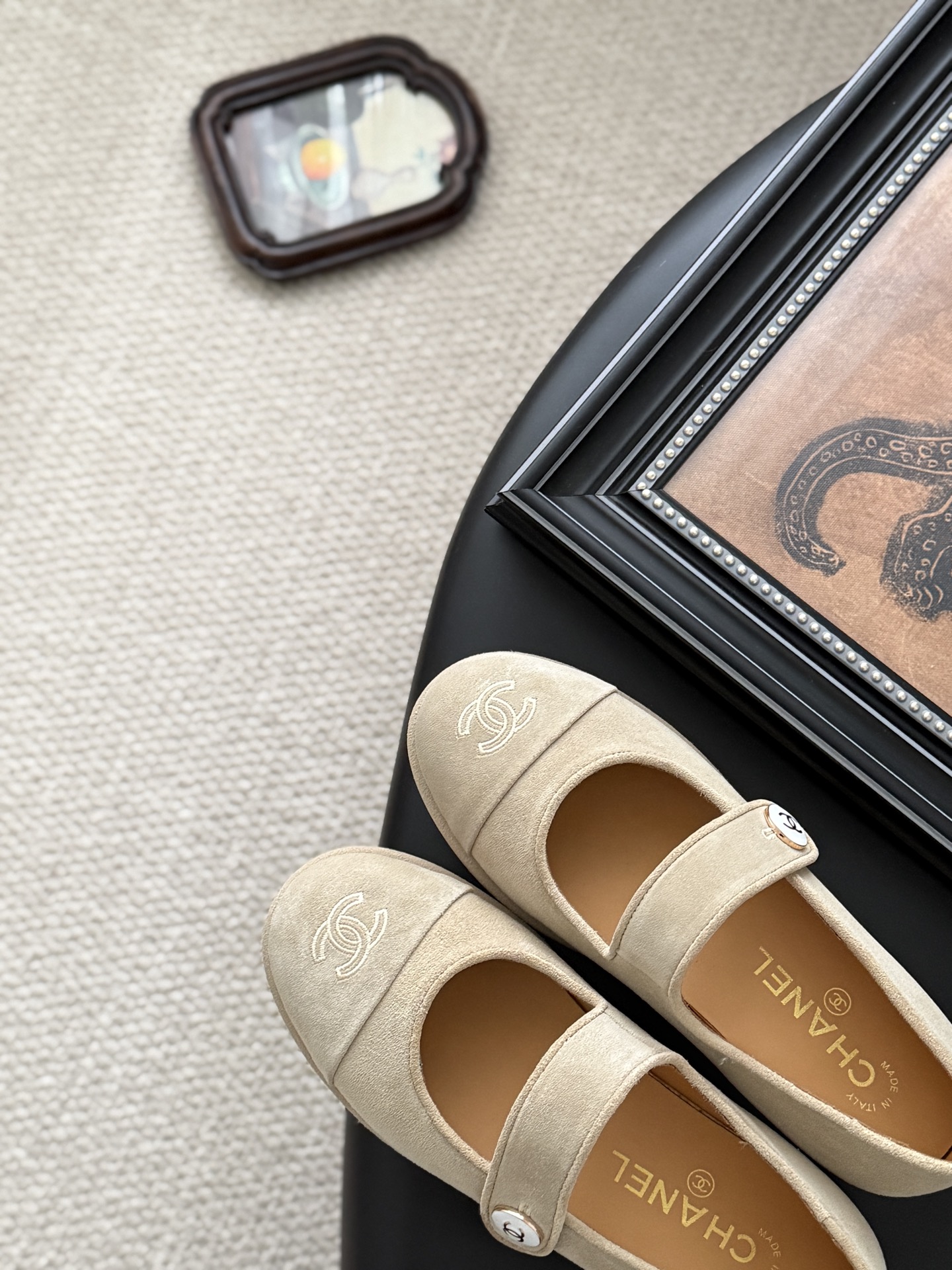 シャネル サンダル レディース メンズ 兼用 通勤 通学 シンプル ベージュ 丸洗いOK 撥水加工 2WAY - 画像 7