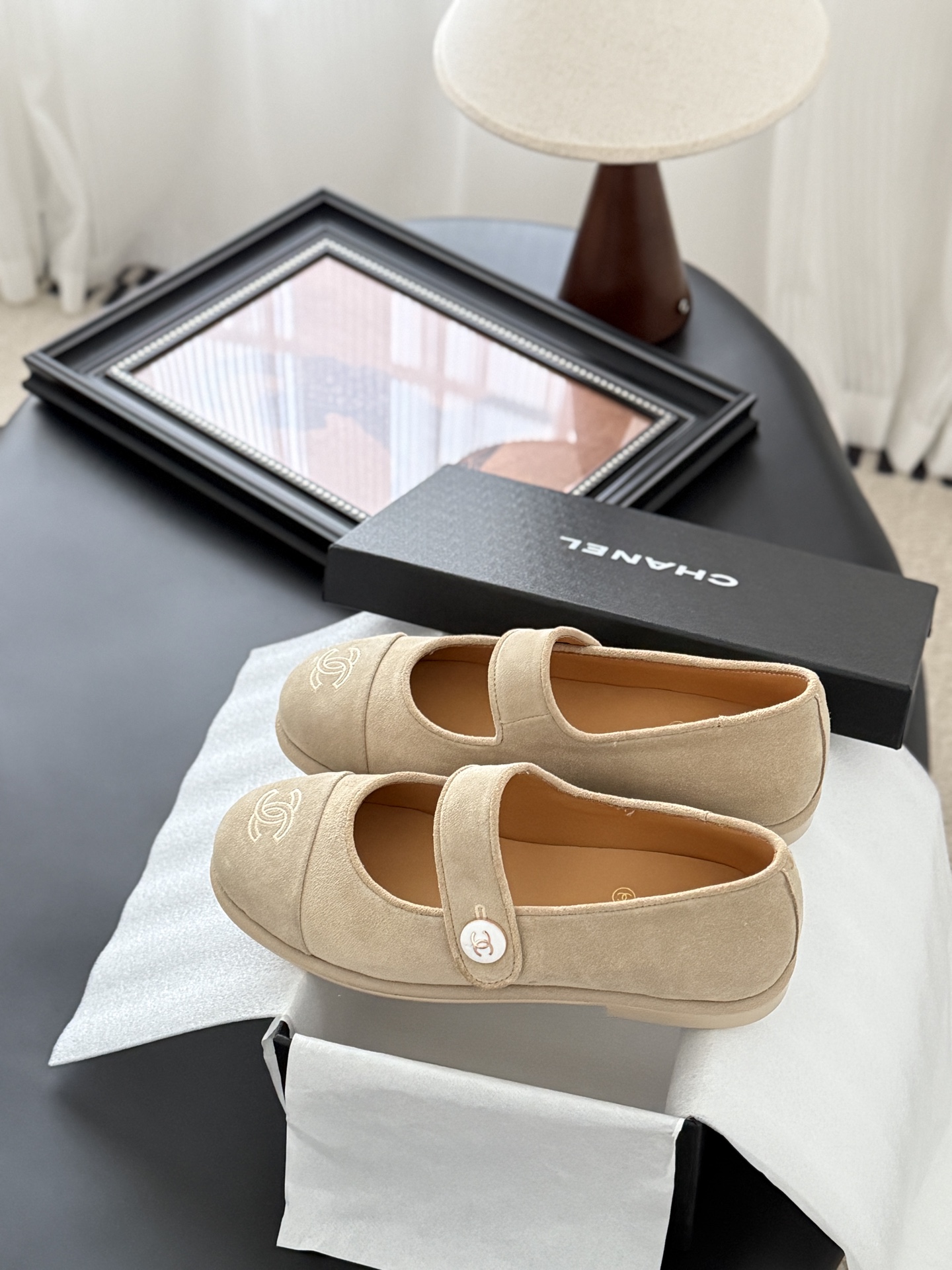 シャネル サンダル レディース メンズ 兼用 通勤 通学 シンプル ベージュ 丸洗いOK 撥水加工 2WAY - 画像 9