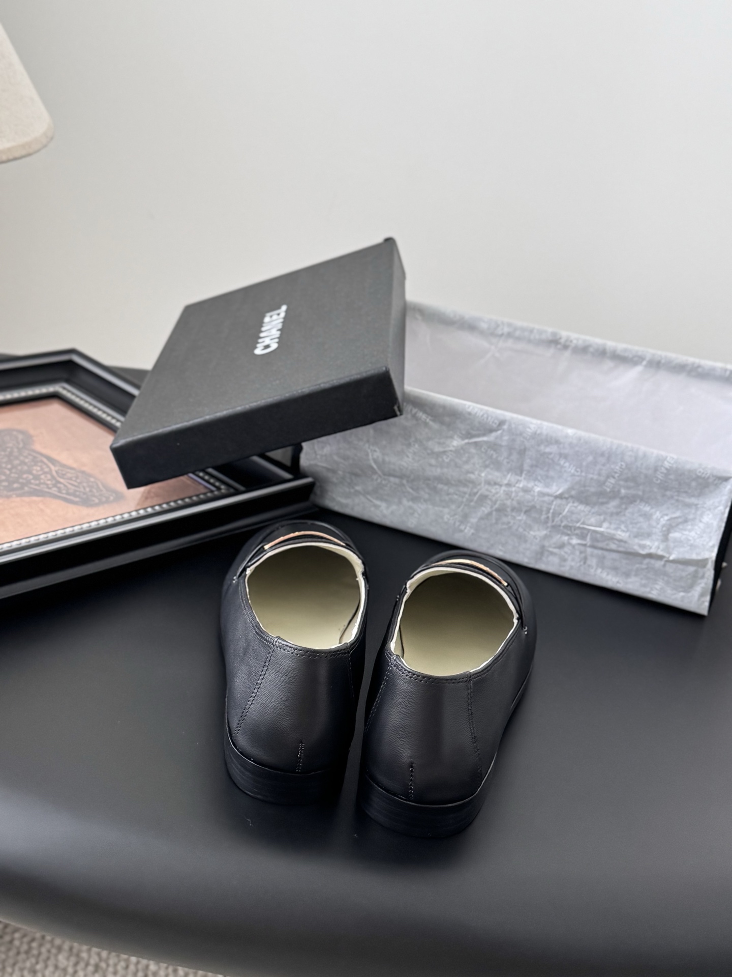 CHANEL シャネル ローファー レディース メンズ 兼用 通勤 通学 黒 高級感 36 37 38 39 40 41 42 43 44 45 46 47 48 49 50 - 画像 6