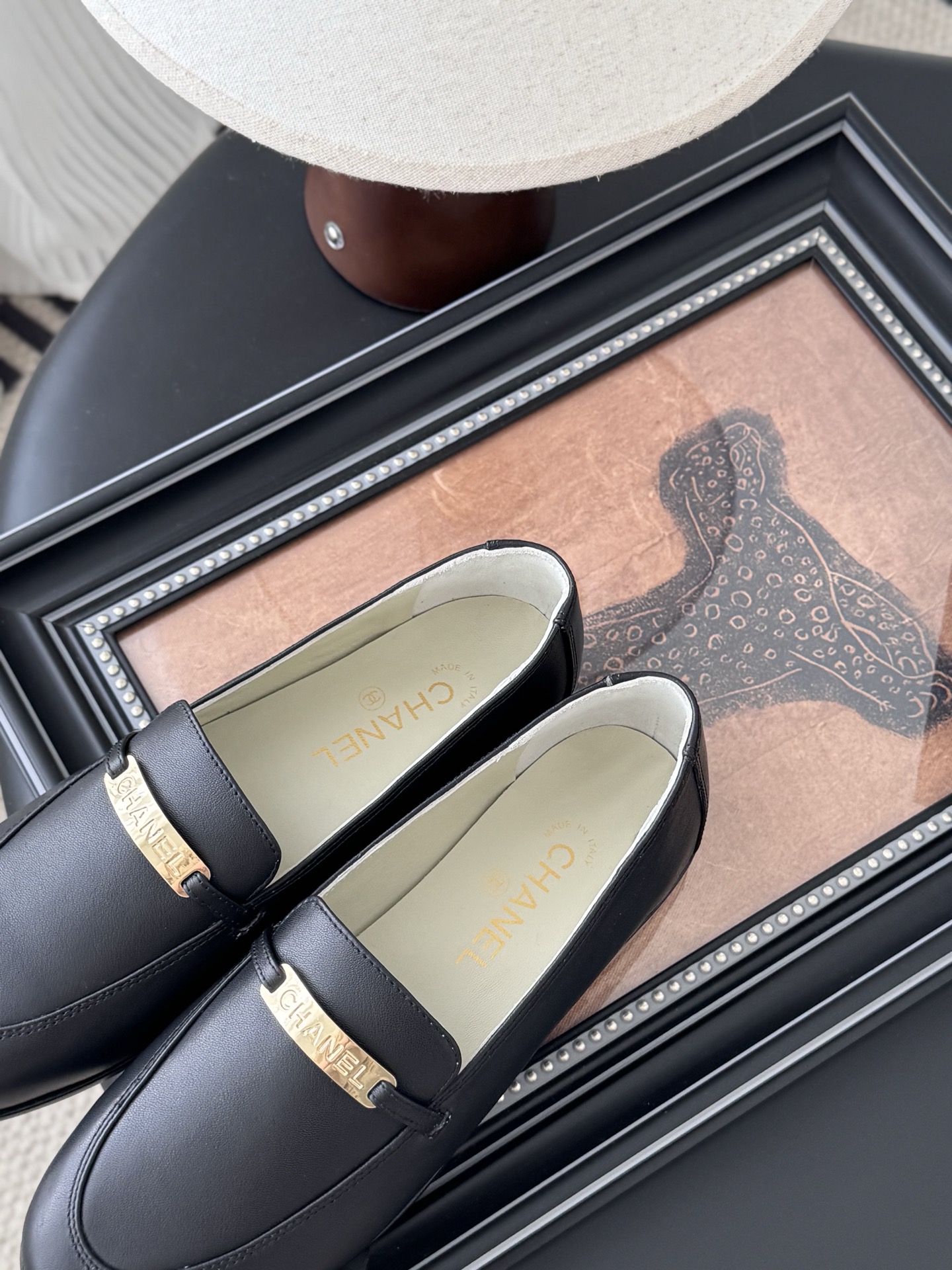 CHANEL シャネル ローファー レディース メンズ 兼用 通勤 通学 黒 高級感 36 37 38 39 40 41 42 43 44 45 46 47 48 49 50 - 画像 8