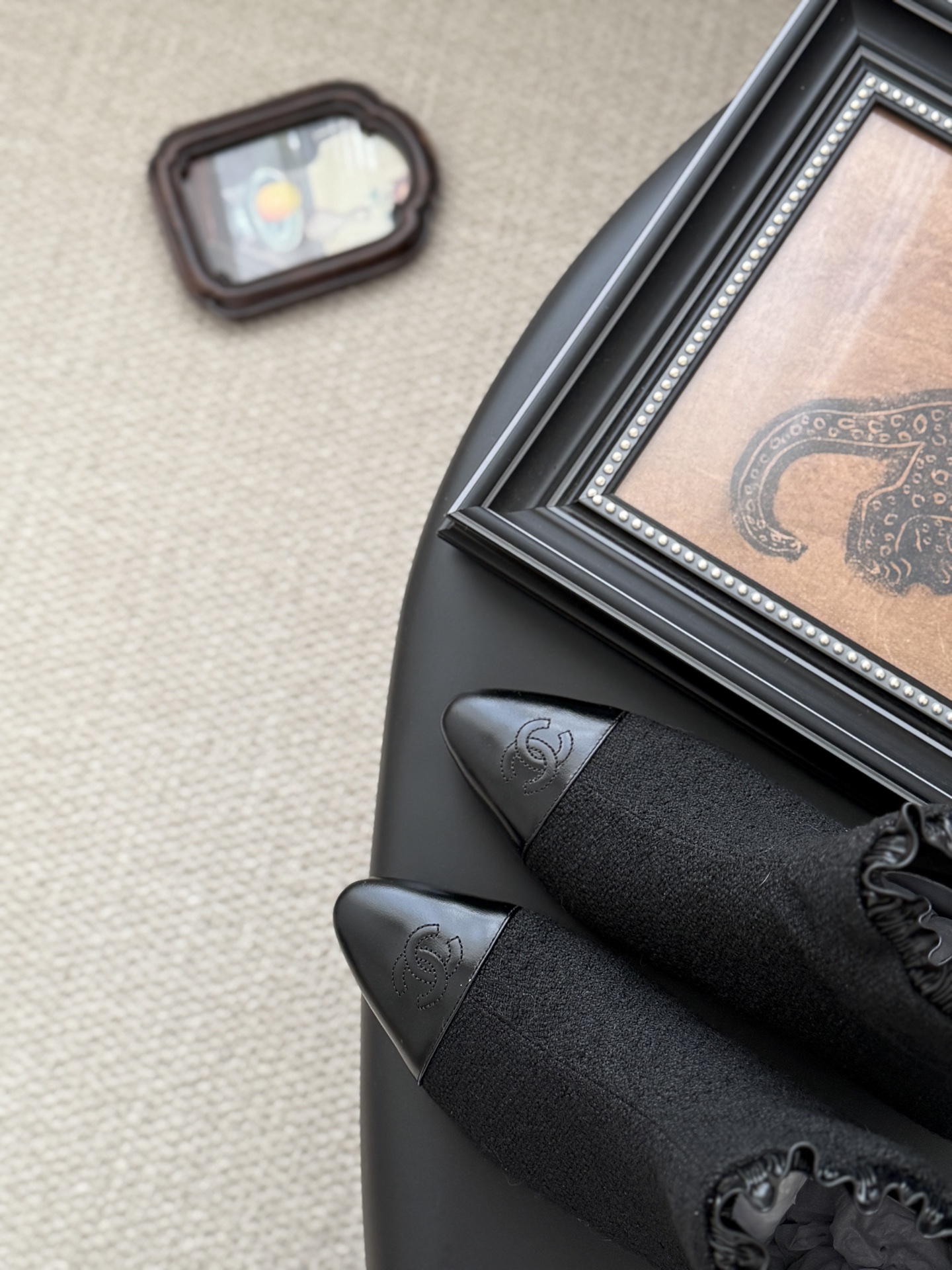 シャネル シャネル風 ブーツ レディース メンズ 兼用 通勤 通学 黒 2WAY 軽量 大容量 撥水 シンプル 高級感 - 画像 7