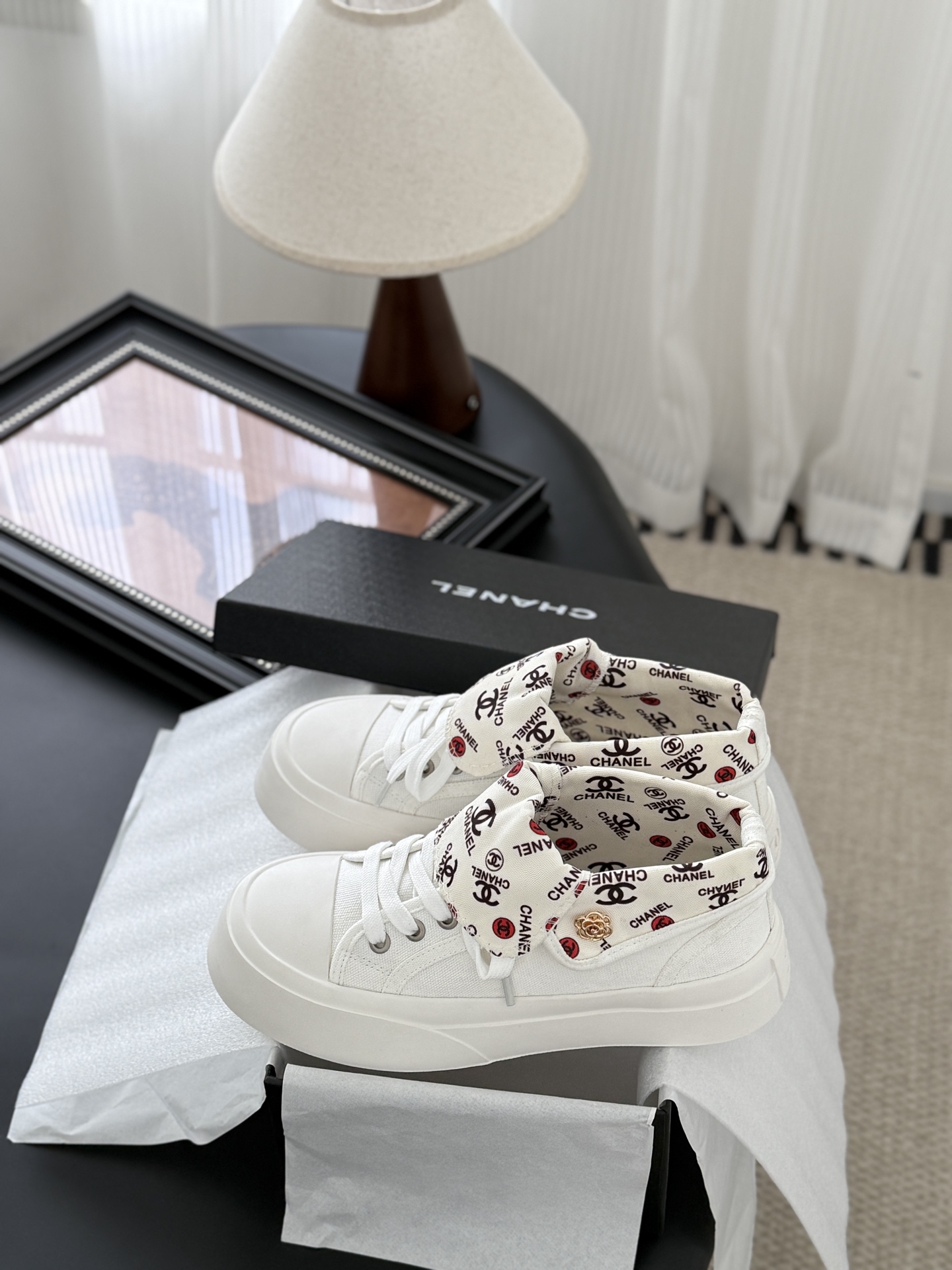 シャネル シューズ レディース メンズ 兼用 ブラック ホワイト 2WAY シンプル 通勤 通学 撥水 白色 シューズ レディース メンズ 兼用 通勤 通学 2WAY 撥水 白色 - 画像 9